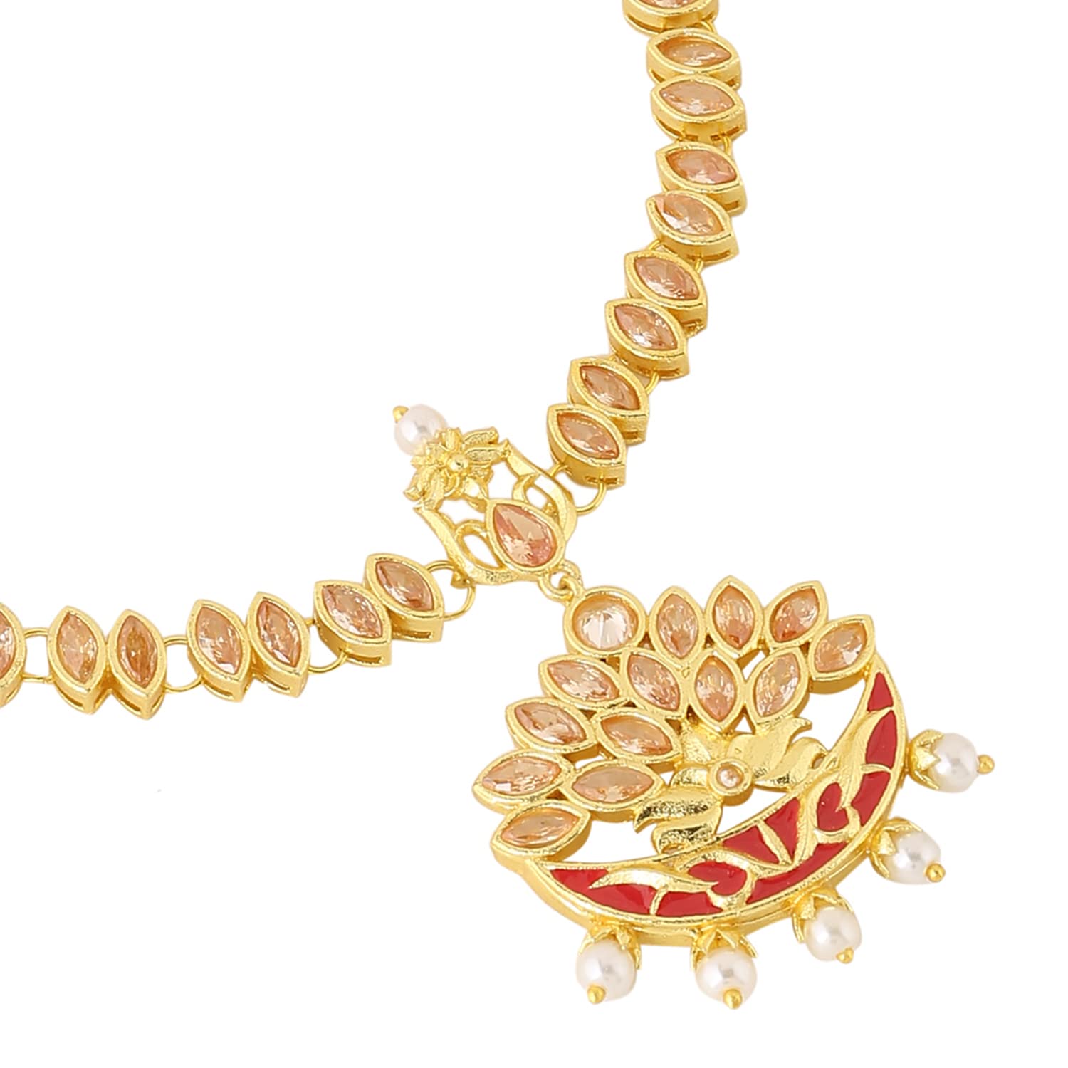 Voylla Apsara Bridal Pearl Drops Armlets 3