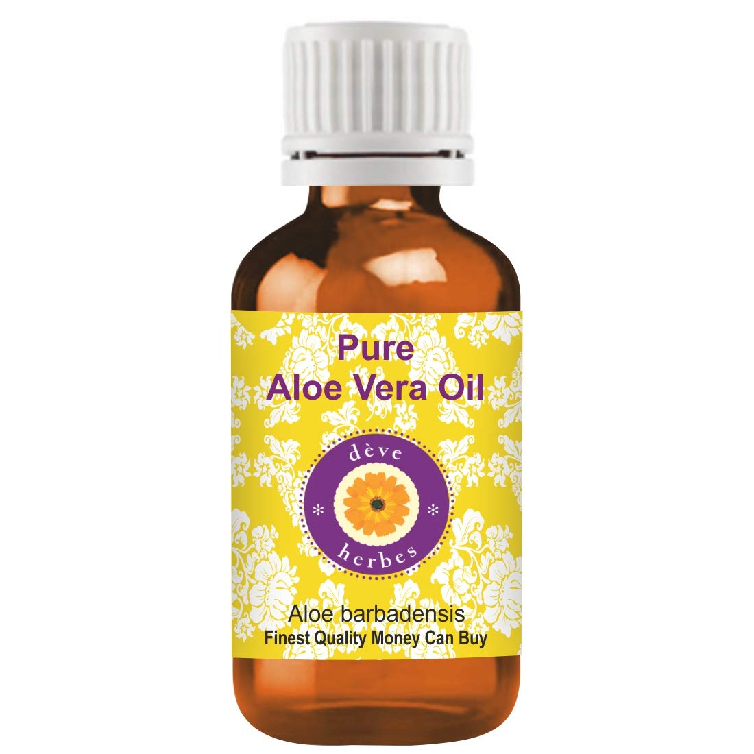 Deve Herbes Aloe Vera Oil (Aloe barbadensis) | Infused | Pure | Non-Sticky | Lightweight | For Facial Care | Men & Women | 30ml (1 oz)