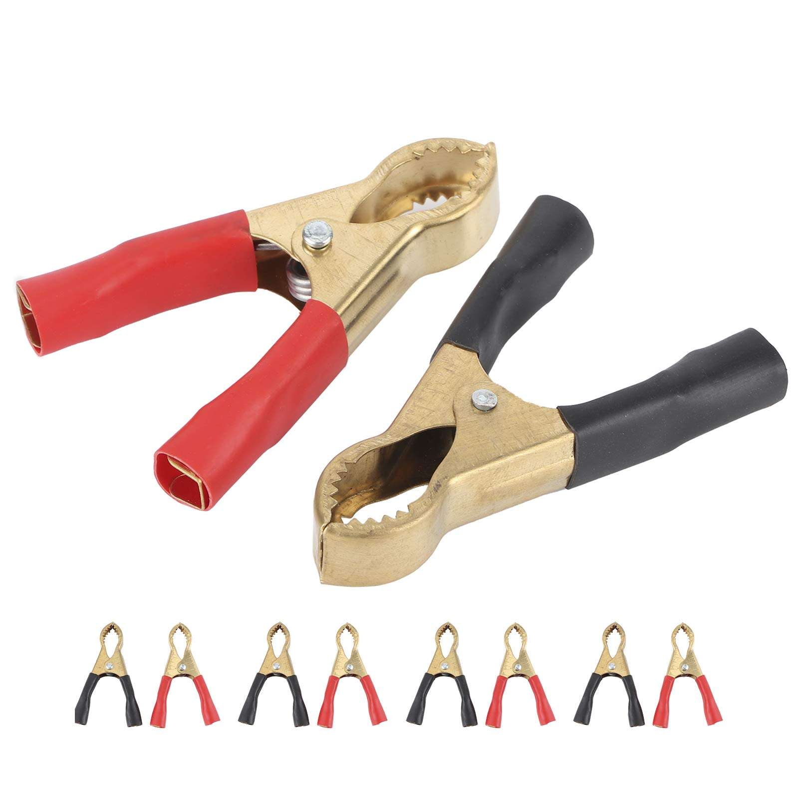 Battery Cable Clips, 10Pcs 50A Battery Clips, Heavy‑Duty Insulated Clip Wire Cable Clamp, for Car Battery Chargers 4