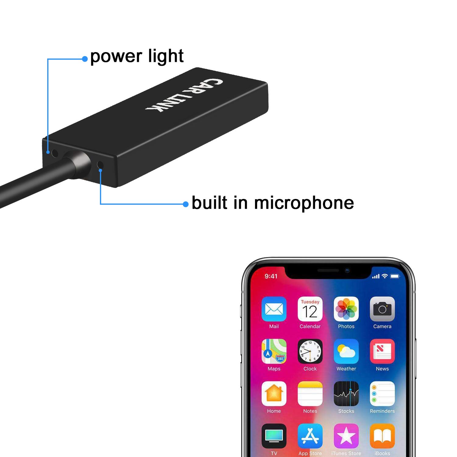 Bluetooth Aux Adapter , U2 Mini Wireless Car Bluetooth Receiver USB to 3.5mm Jack Bluetooth to Aux Adapter Audio Music Receiver Handsfree Car kit with Built in Mic for Car Speaker Home Audio 5