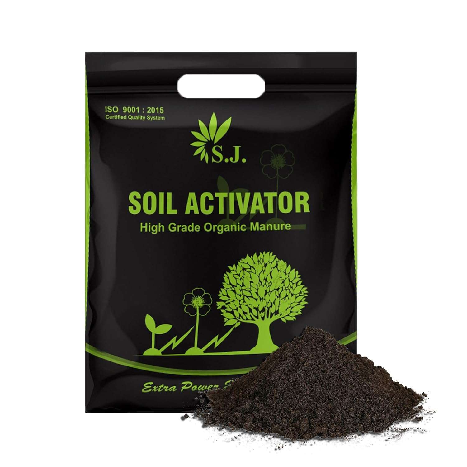 SJ Organics Soil Activator 5 KG Home gardening pack | Organic Manure for Plants (5 kg (Pack of 1)) 1