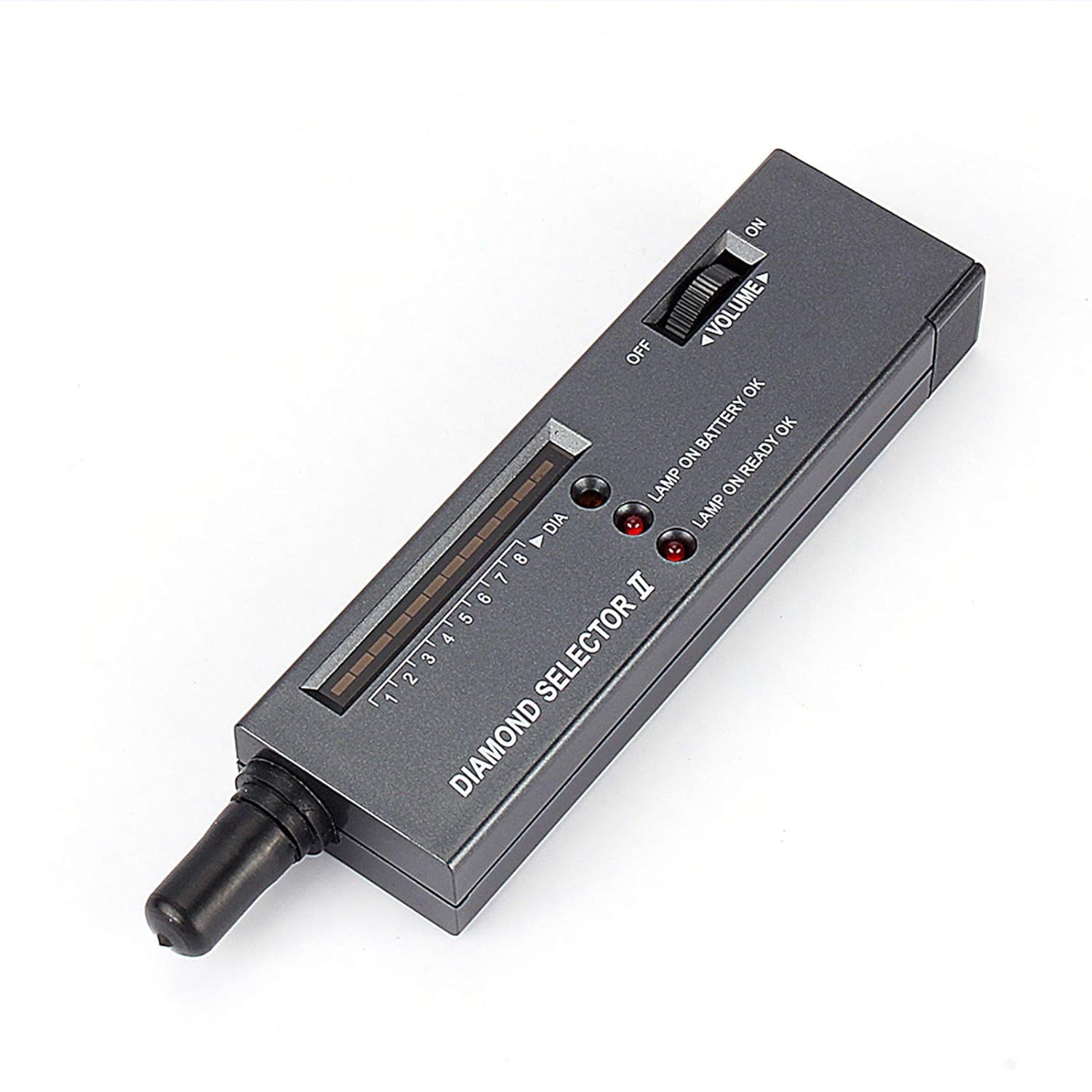 NityaEcommerce Jewelery Diamond Tester High Accuracy Portable Gemstone Jewelry Gems Selector LED Indicator Detector Tool with Protective Case 4
