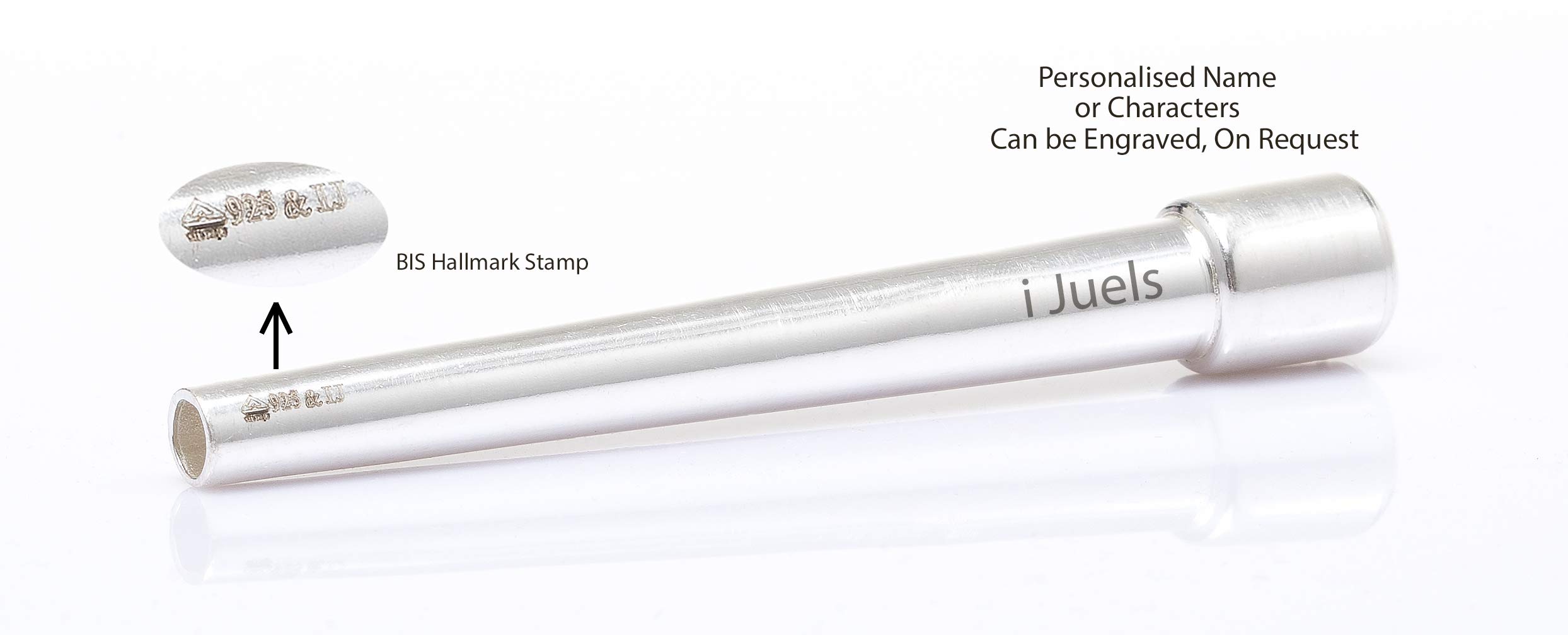 I JUELS ; LIVE THE EMOTIONS Metal Handcrafted Hookah 925 Sterling Silver Mouth Tip Filter Mouthpiece 4