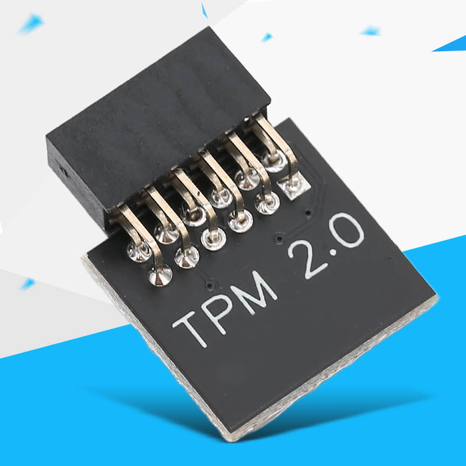 GOWENIC TPM 2.0 Encryption Security Module, TPM2.0 Module TPM SPI 12Pin Module Compatible with Win 7 8.1 10 System, for Gigabyte Motherboard 2