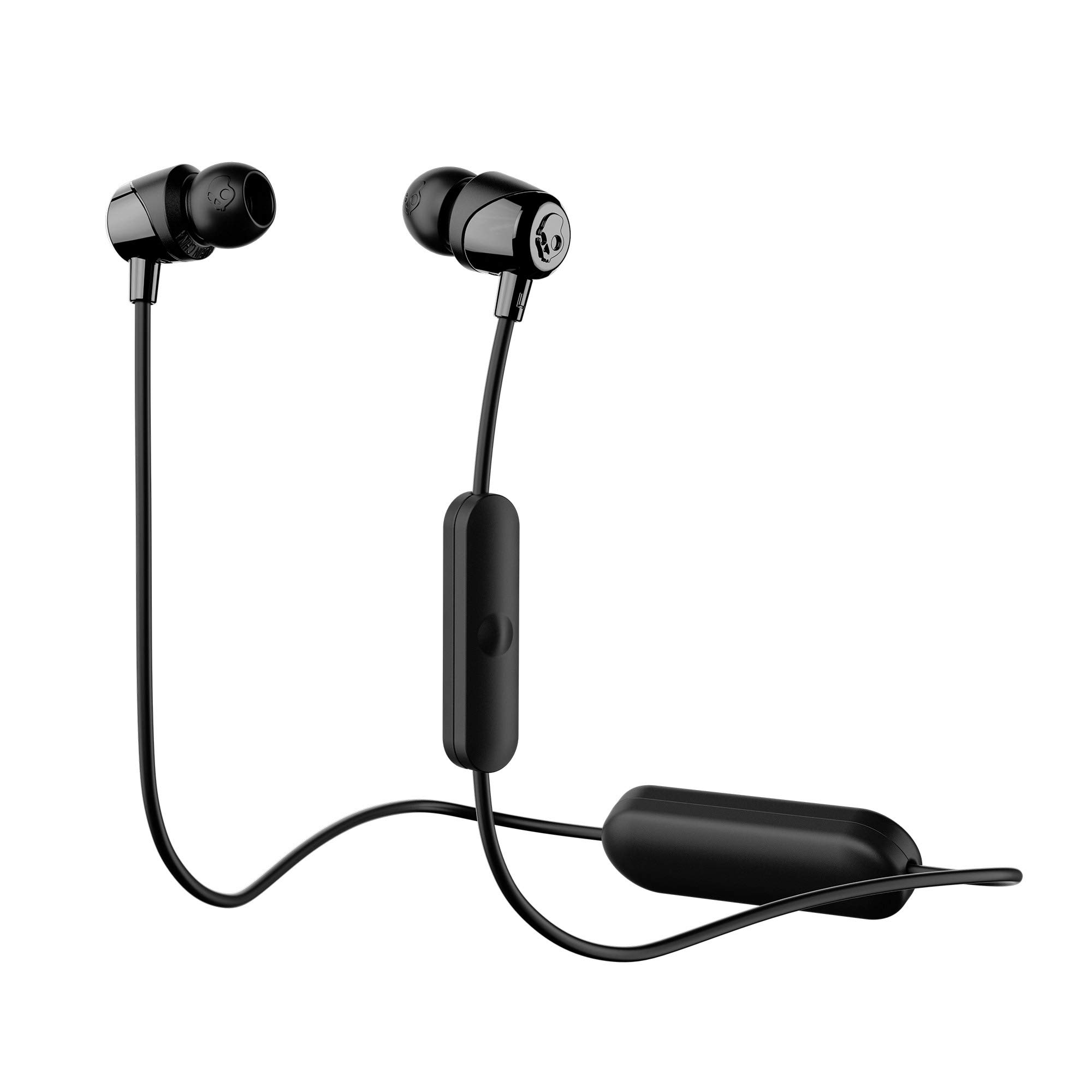 Skullcandy Jib Bluetooth Wireless In-Ear Earbuds with Microphone for Hands-Free Calls, 6-Hour Rechargeable Battery, Included Ear Gels for Noise Isolation, Black/Street (Renewed) 2