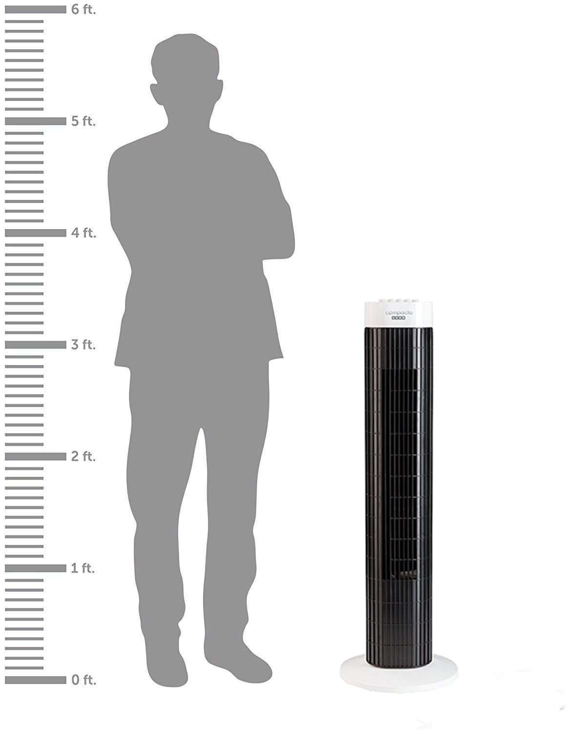 USHA Mist Air Prime 35 Watts High Speed Tower Fan (White and Black) 3