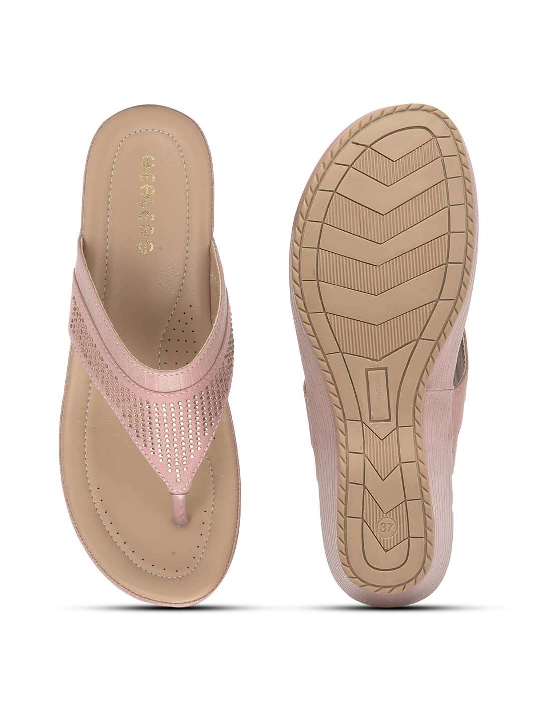 Liberty MDL-75 Women Fashion Thong PINK (3 UK) 5