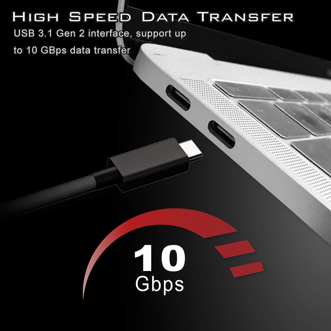 Archgon 960GB USB 3.1 Gen.2 Gaming External SSD Portable M.2 Solid State Drive (Model G703K,960GB) 3