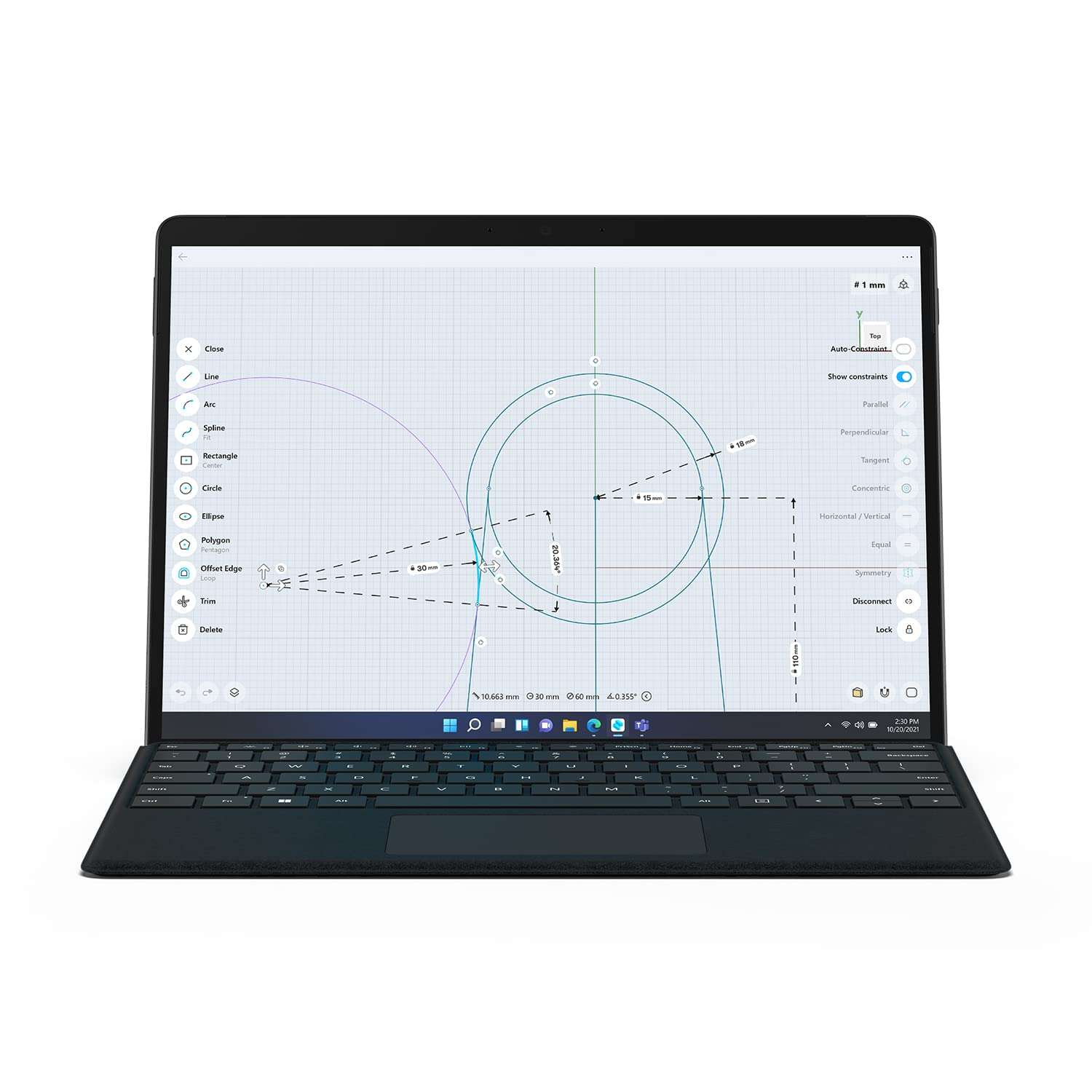Microsoft Surface Pro8-13/13cm (5 Inch) Touch Screen - Intel i5/8GB RAM /256 GB SSD SC English Window 11 Home Graphite, WiFi 6 for Ultra-Fast Bandwidth, Bluetooth (Black, Medium, 8PQ-00029) 4