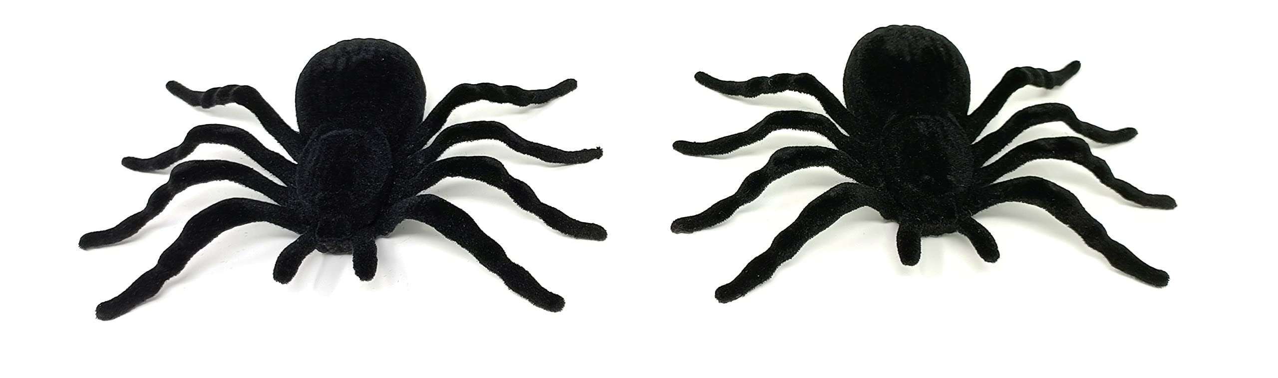 BEAU STUTI Realistic Looking Black Spider Toys for Kids and Everyone's Prank and Fun (Pack of 2) 1