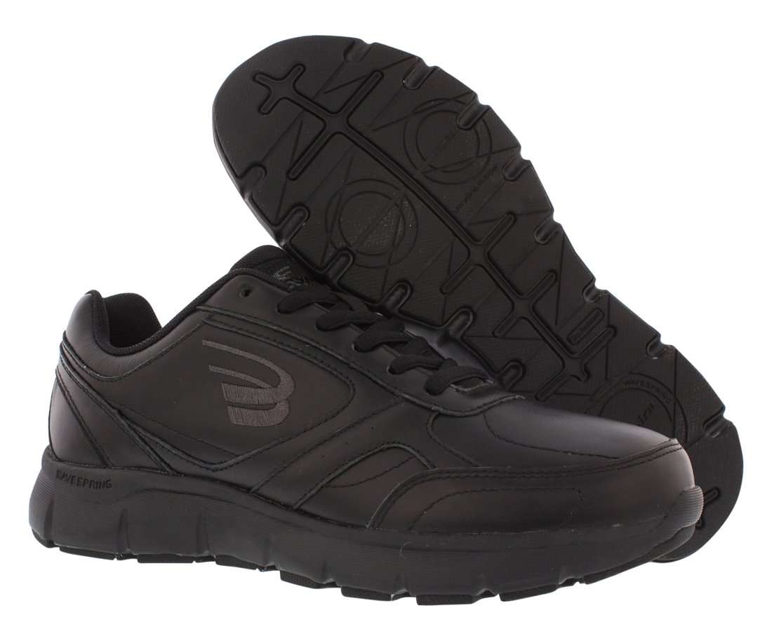 Spira WaveWalker Womens Slip Resistant Walking Shoe Black - 7.5 Wide 3