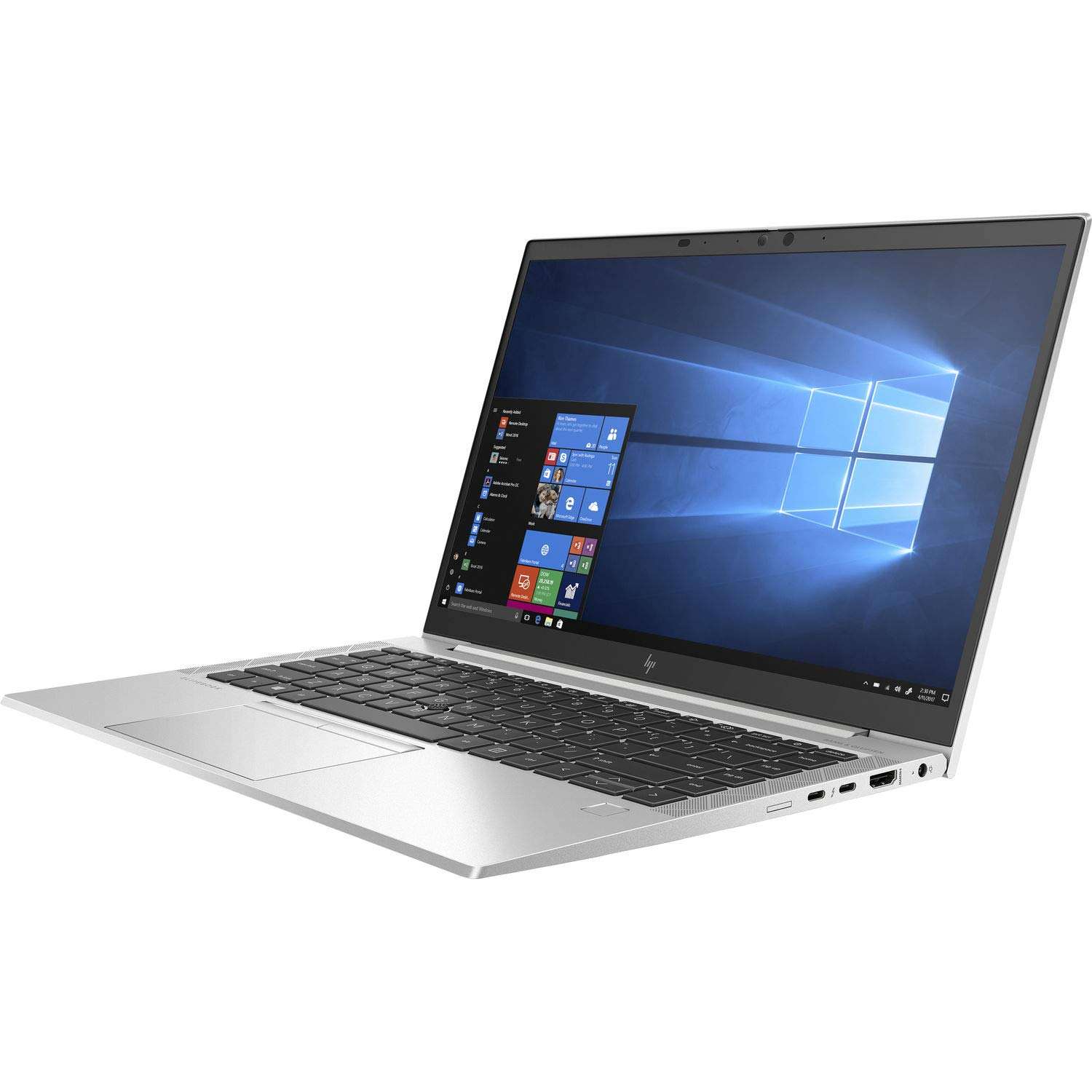 HP EliteBook 840 G7 Home & Business Laptop (Intel i5-10210U 4-Core, 8GB RAM, 256GB SSD, Intel UHD 620, 14.0" 60Hz Full HD (1920x1080), Fingerprint, WiFi, Bluetooth, Win 10 Pro) with 120W G4 Dock 4