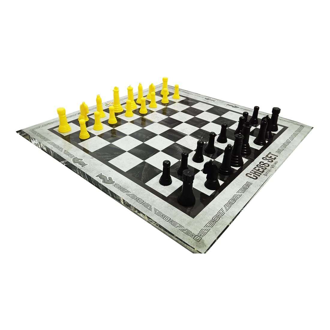 Urbane Chic Educational Chess Board Set with Folding Chess Board Travel Toys for Kids and Adults (Black Color) 3