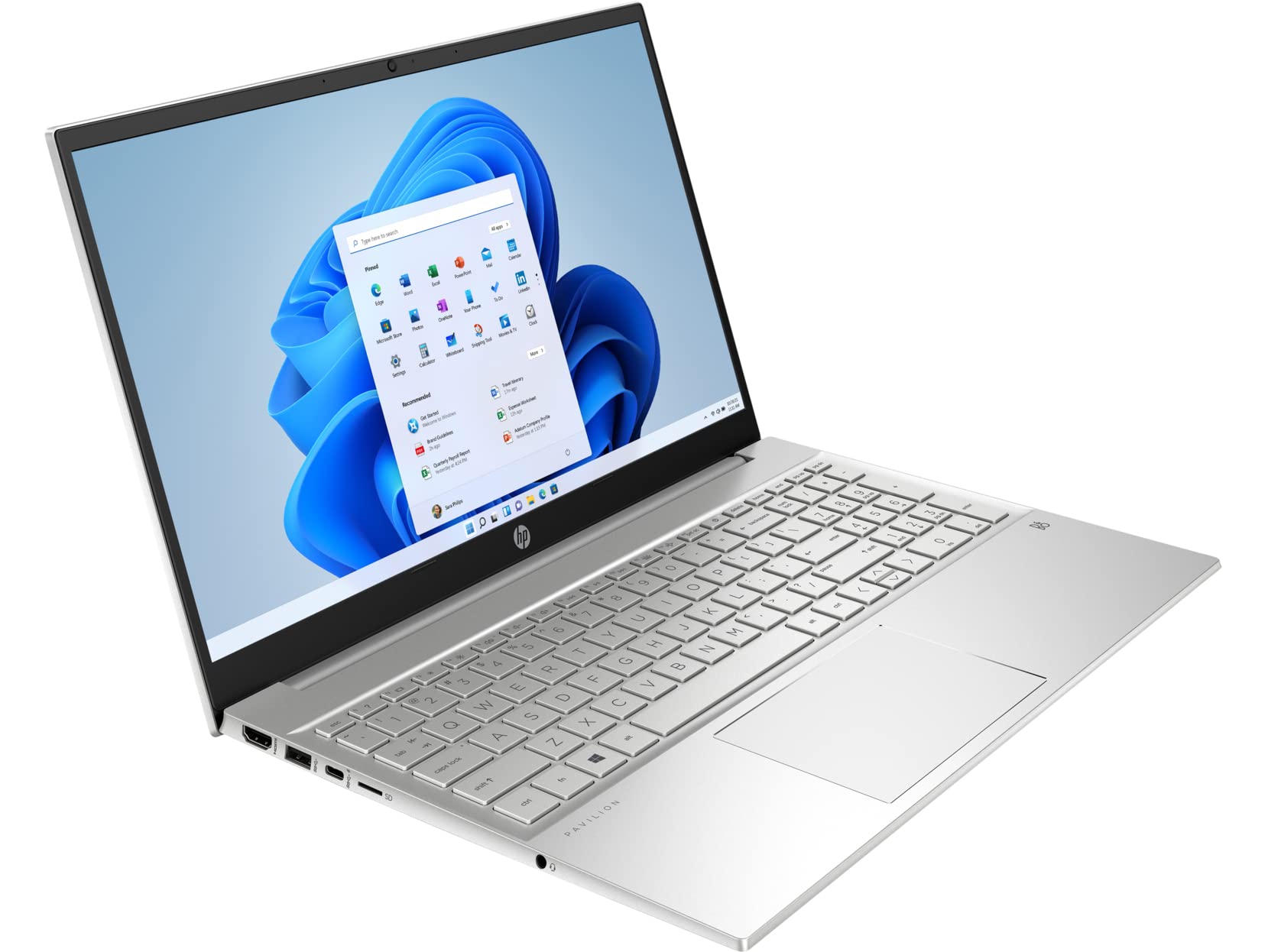 HP Pavilion 15-eh Home & Business Laptop (AMD Ryzen 7 5825U 8-Core, 32GB RAM, 2TB PCIe SSD, AMD Radeon, 15.6" 60Hz Full HD (1920x1080), WiFi, Bluetooth, Backlit KB, Win 11 Pro) with D6000 Dock 4