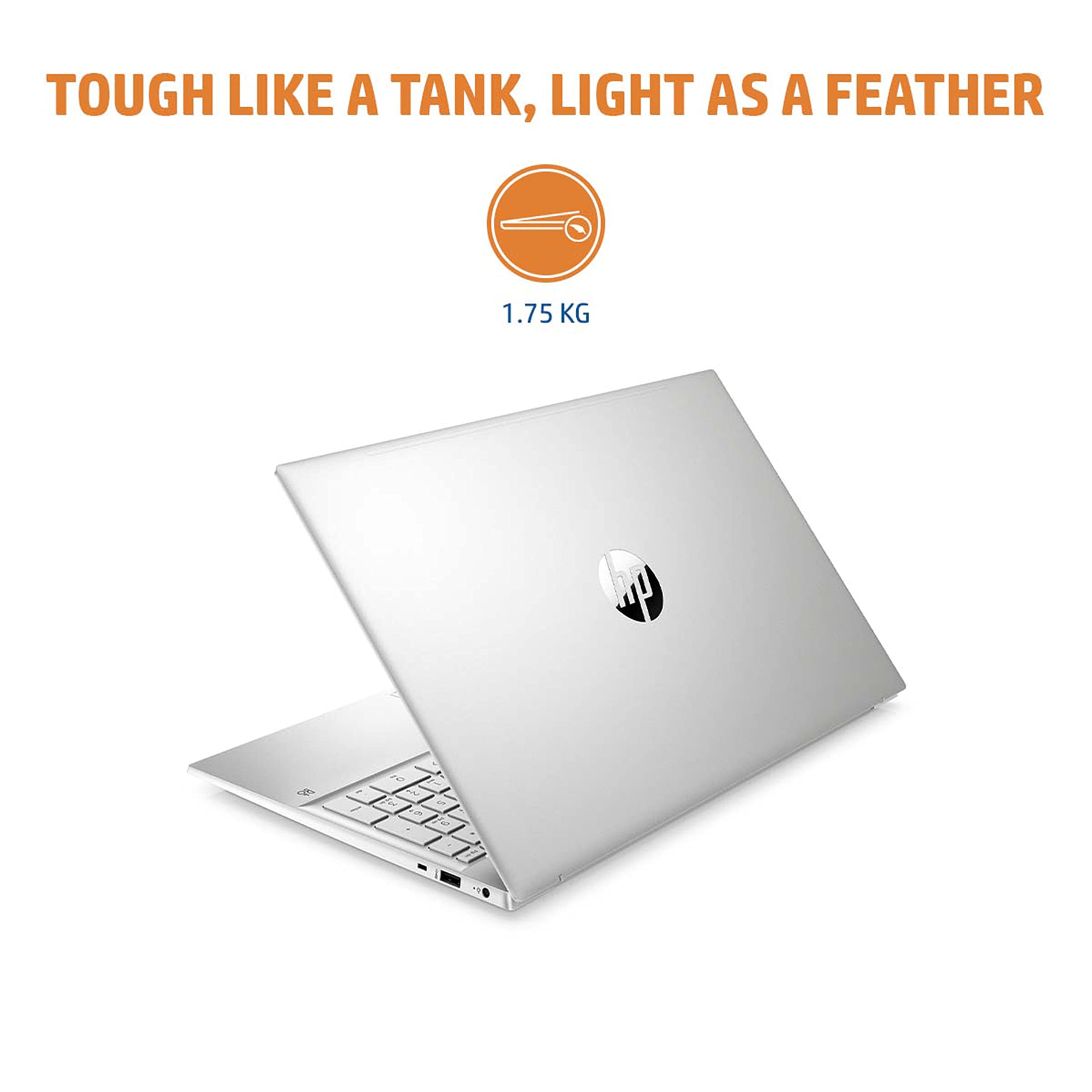 HP Pavilion 15 11th Gen Intel Core i5-8GB RAM/512GB SSD 15.6 inch(39.6 cm) Laptop, FHD Anti-Glare Display/Intel Iris Xe Graphics/Backlit KB/B&O Audio/Windows 11/1.75kg, 15-eg1000TU 6