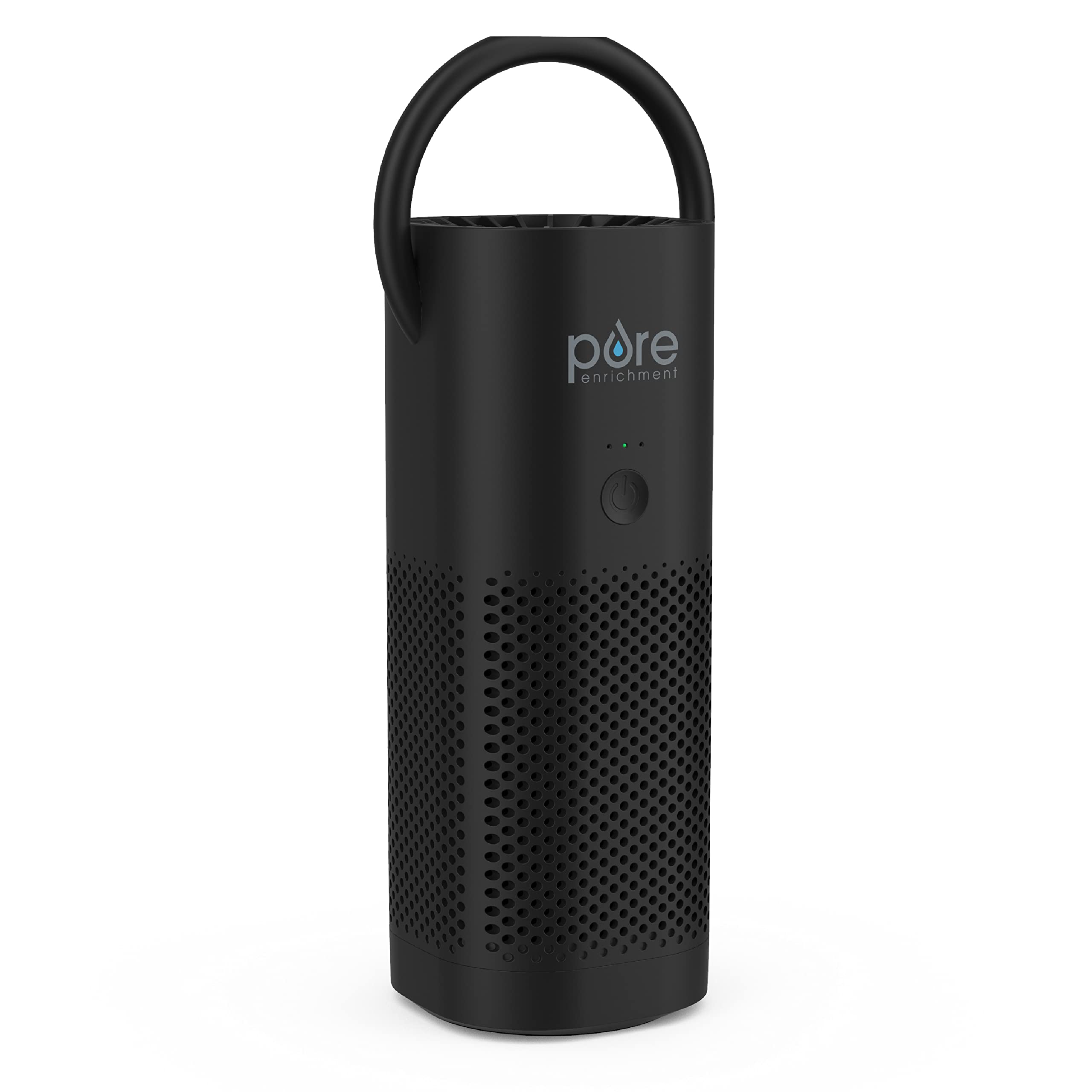 Pure Enrichment PureZone Mini Portable Air Purifier - Cordless True HEPA Filter Cleans Air & Eliminates 99.97% of Dust, Odors, & Allergens Close to You - Cars, School, & Office (Black) 1