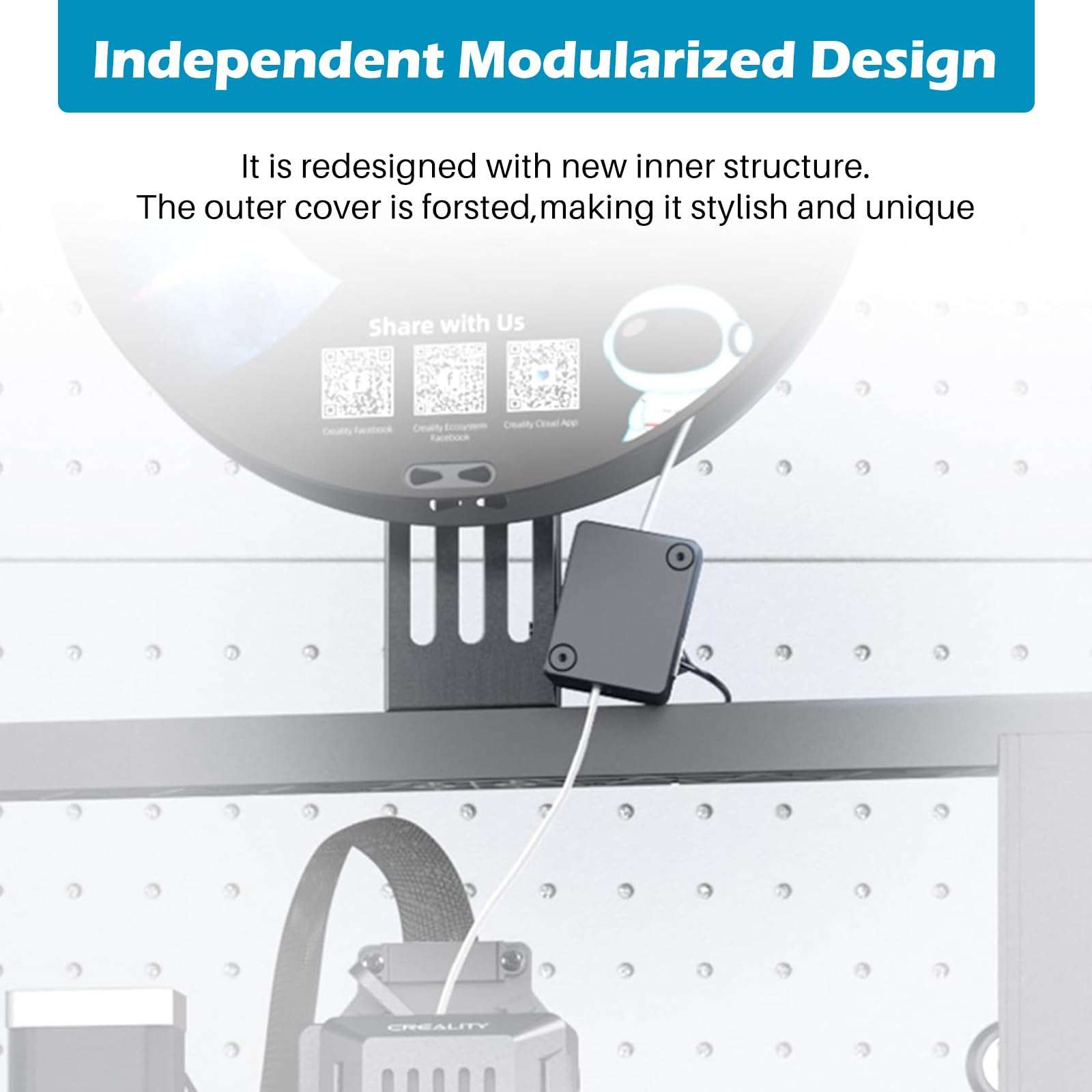 Official Creality Ender 3 V3 SE Filament Runout Sensor, Smart Filament Sensor Break Detection Module Detector Upgrades Feeding Detection for Creality Ender 3 V3 SE/Ender 3 V3 KE 3D Printers 4