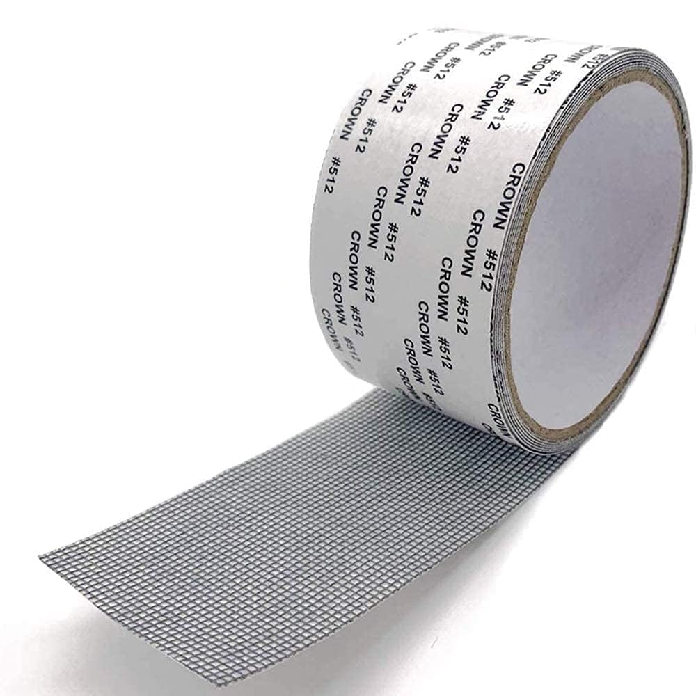 JEJIME Window Screen Patch Repair Tape – Waterproof Tear-Resistant Mesh Tape for Mosquito Nets, Holes, Insect Screens & Door Window Mesh Fix 4