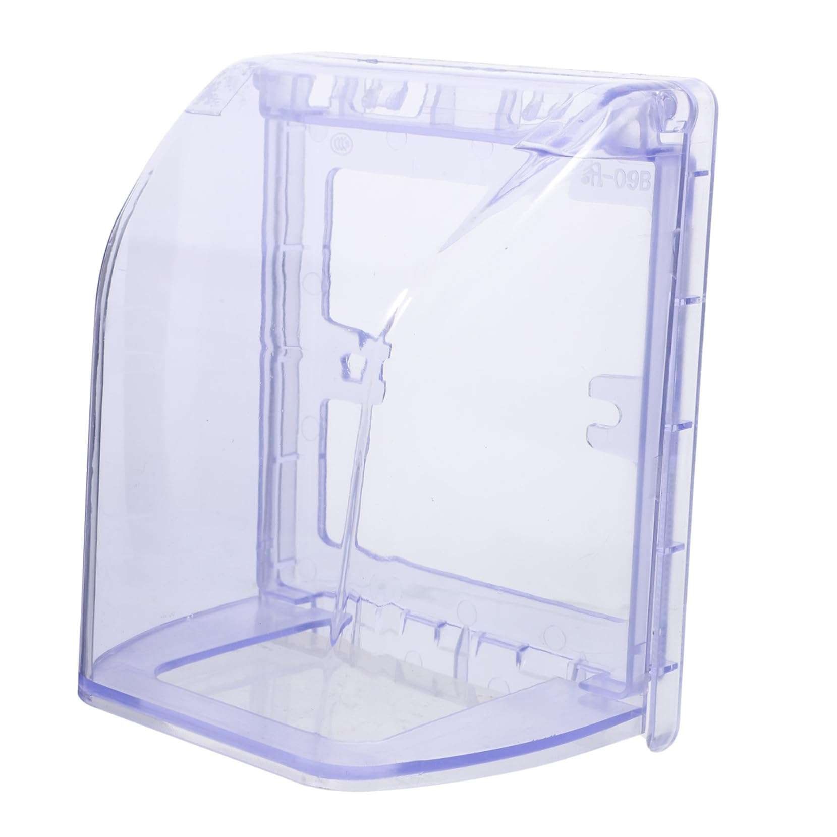 PLAFOPE Transparent 86 Type Socket Protector For Bathroom Waterproof Wall Socket Box Weatherproof Electrical Plug Covers For Outlets Sky Blue 1