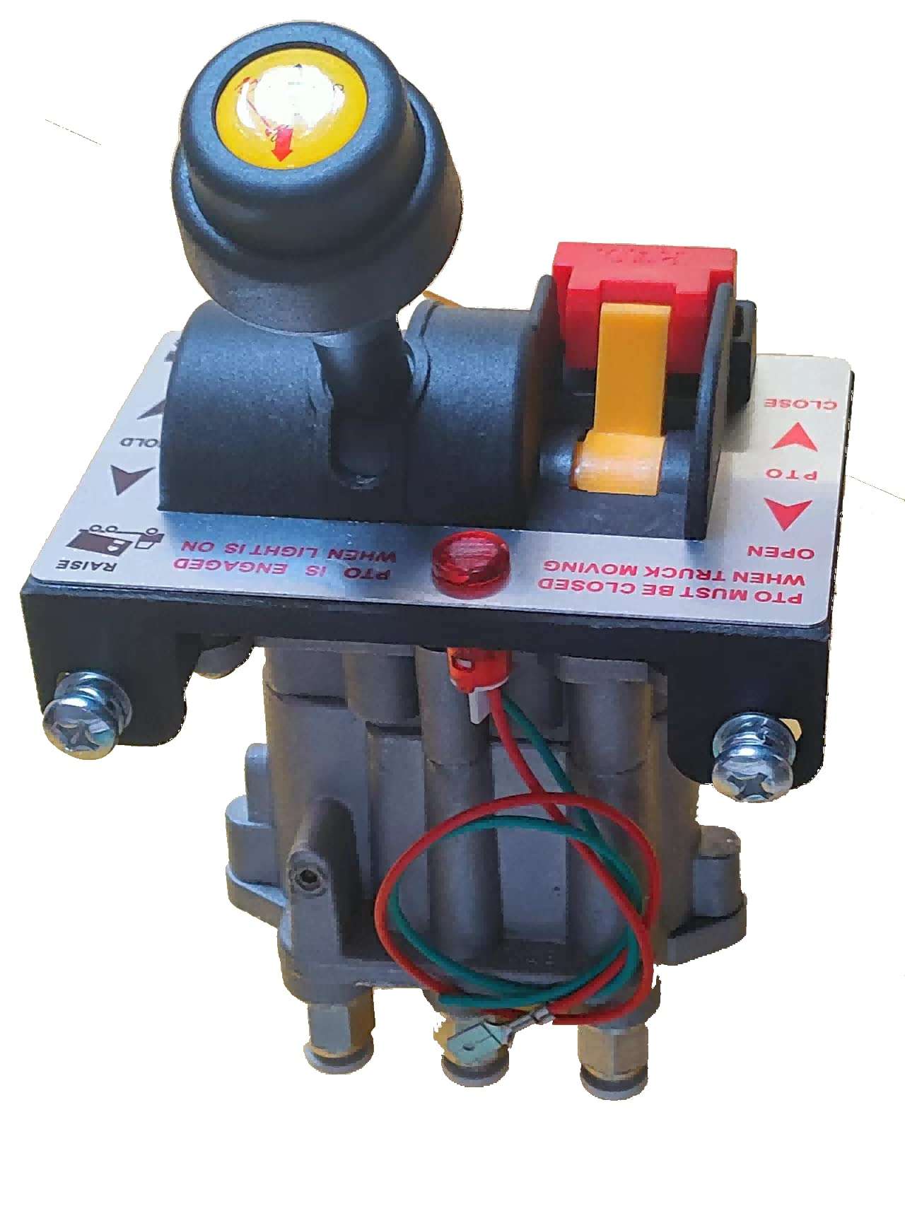 RunGong Control Valve with PTO Switch Dump Truck Tipper Hydraulic System Slow Down Function Air Operated 1