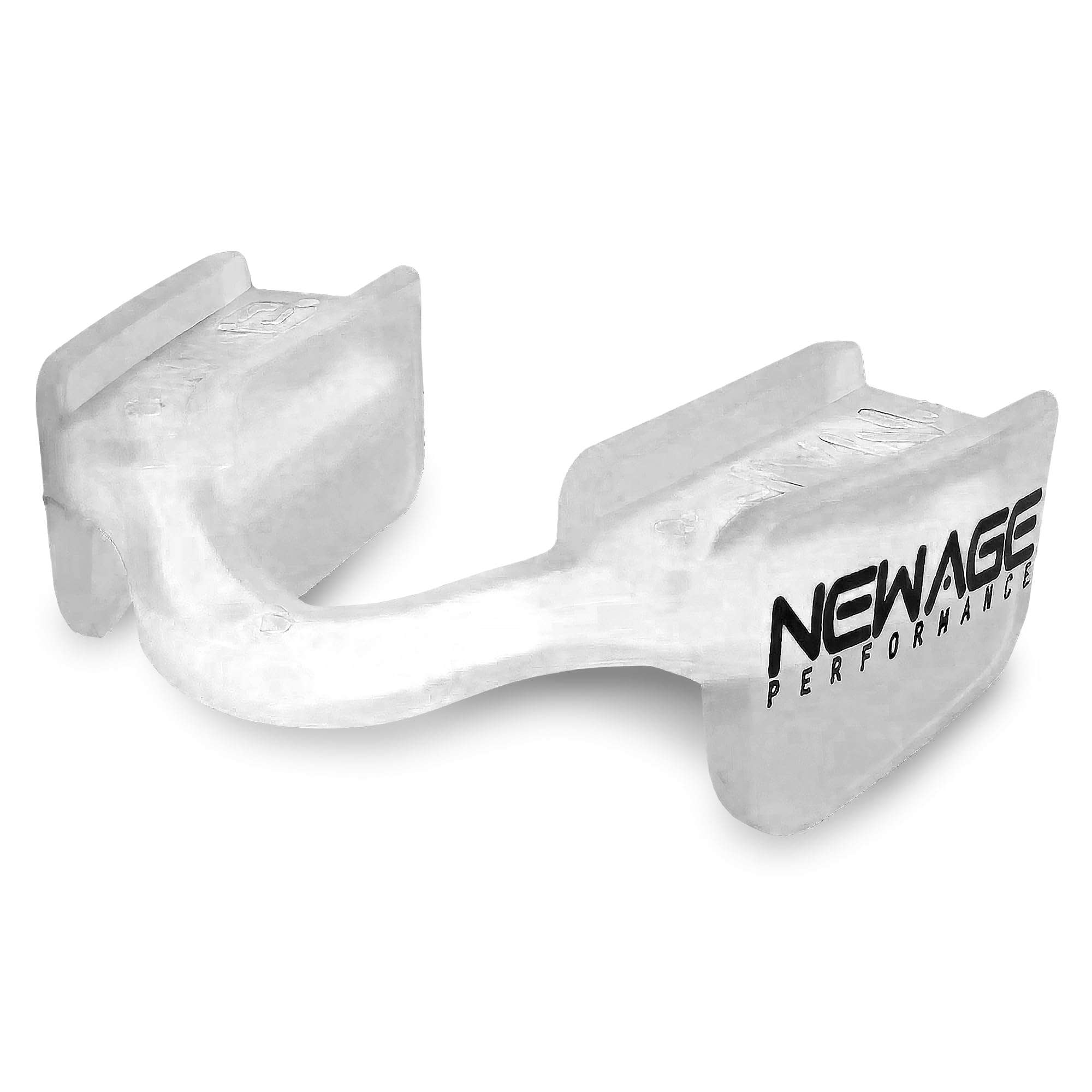 New Age Performance 6DS Low Profile Mouthpiece for High-Intensity Interval Training (HIIT) and Cross Fitness, Increase Strength & Endurance, Faster Recovery, Thin Weightlifting Mouthpiece, Color White 1