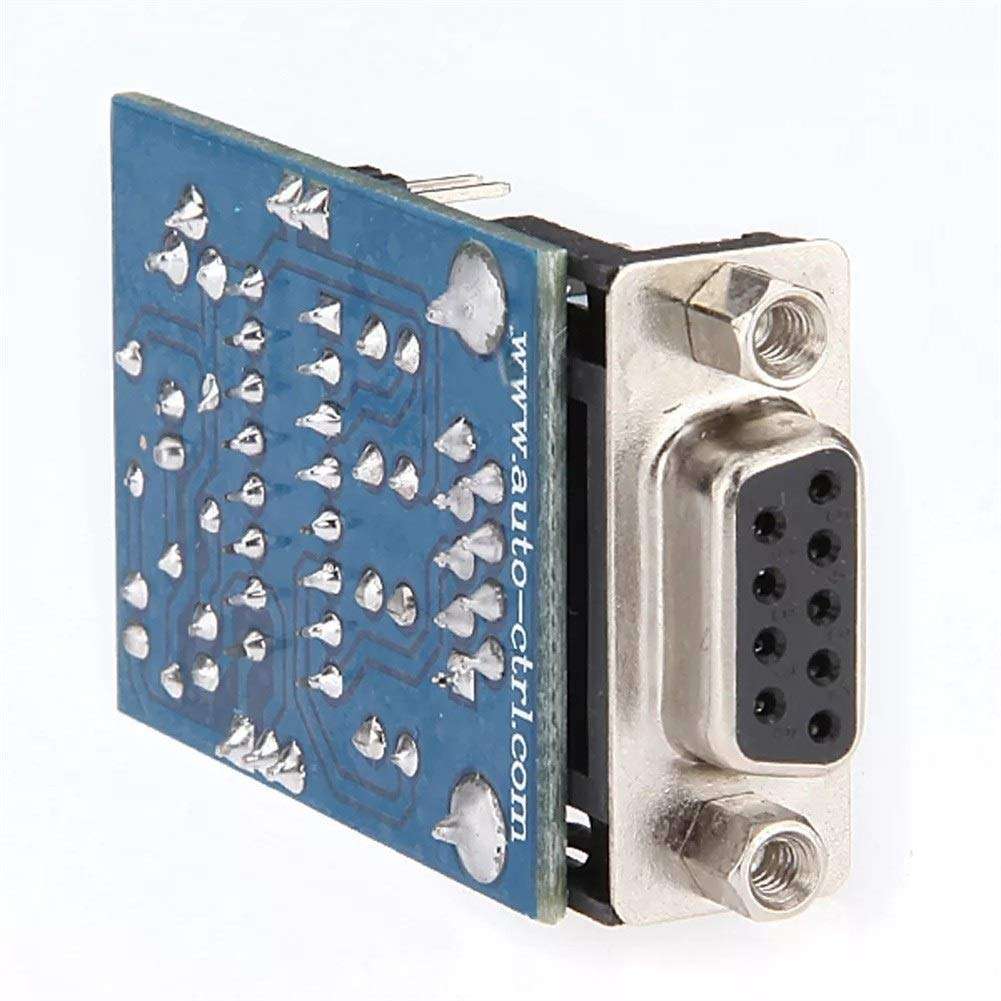 VBNCUUIOPO 5pcs RS232 to TTL Module Converter Transfer Chip with 20PCS Cables Connector 6