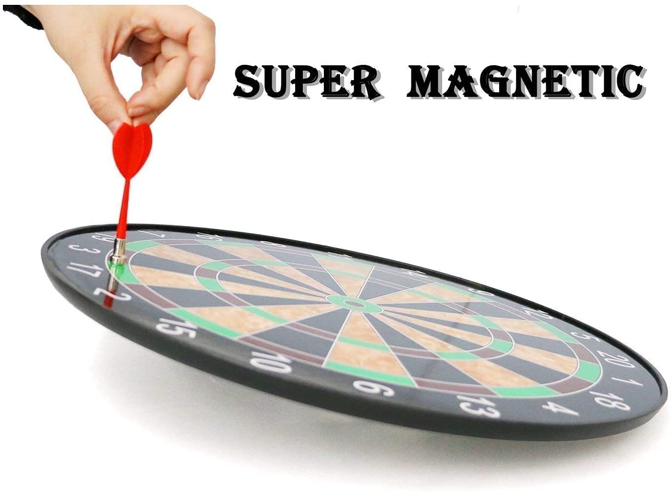 VIBGYOR PRODUCTS Big Dart Game with 6 Soft Darts (17 Inch Big Dart Board Game) 4