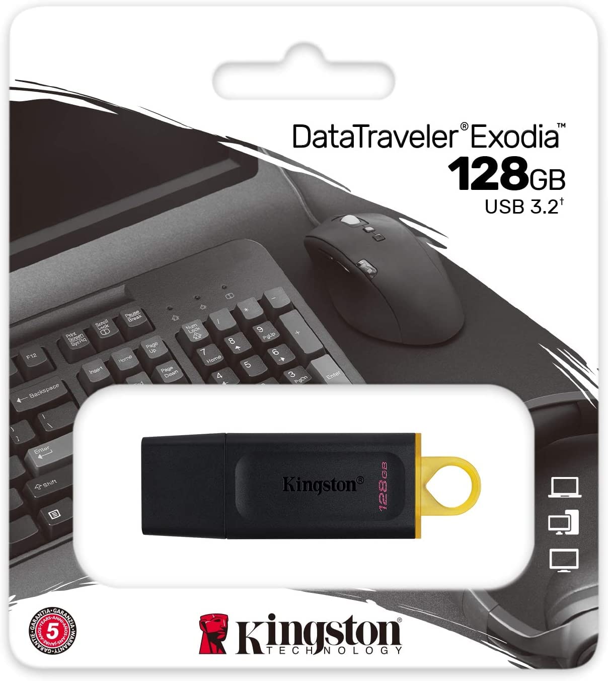 Kingston DataTraveler Exodia 128GB USB 3.2 Flash Drive DTX/128GB - 2 Pack 5
