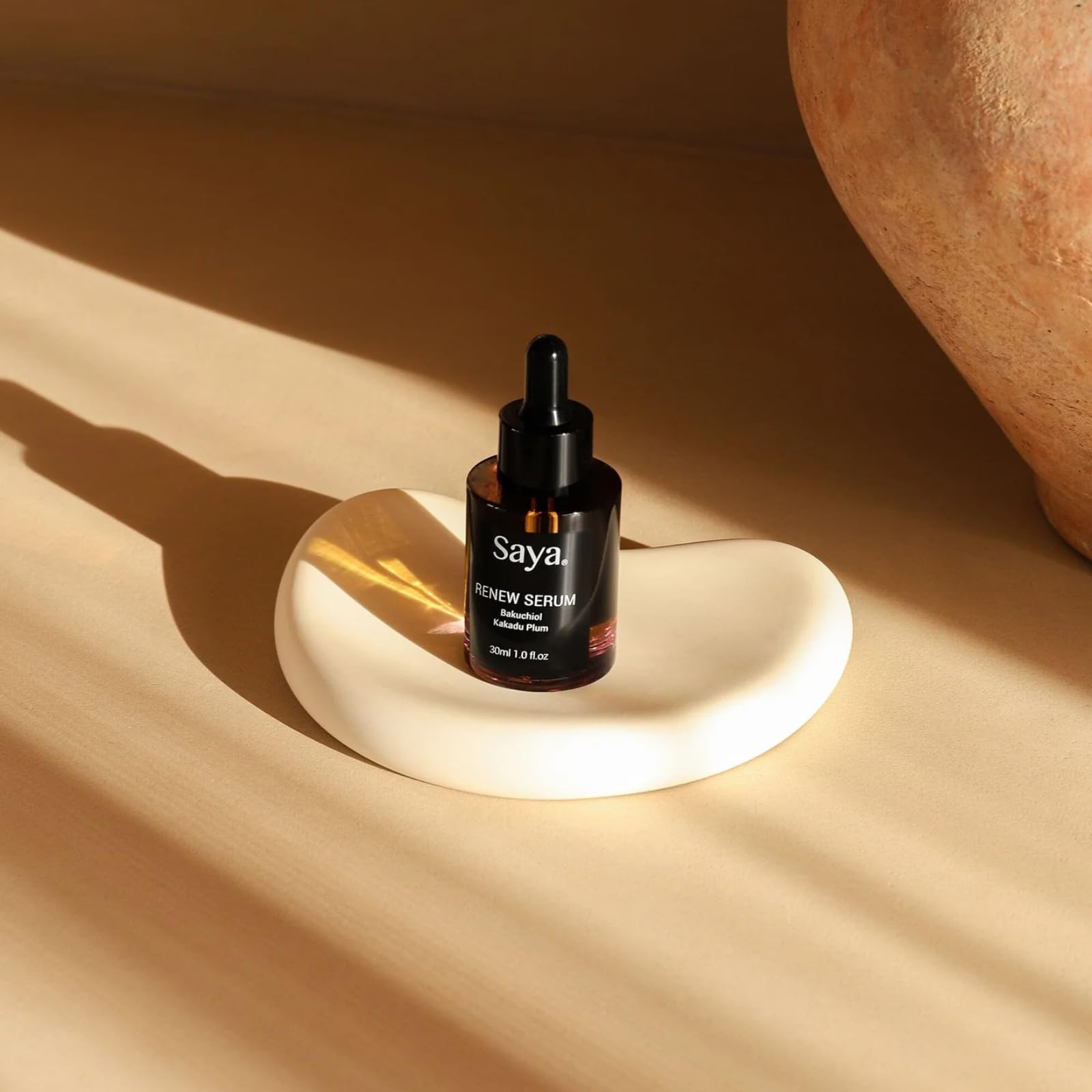 Saya Renew Serum | Anti Aging Hydrating Face Serum with Bakuchiol, Kakadu Plum, Argan Oil | Deeply Hydrates for Smoother Youthful Look & Appearance of Fine Lines 1oz 5