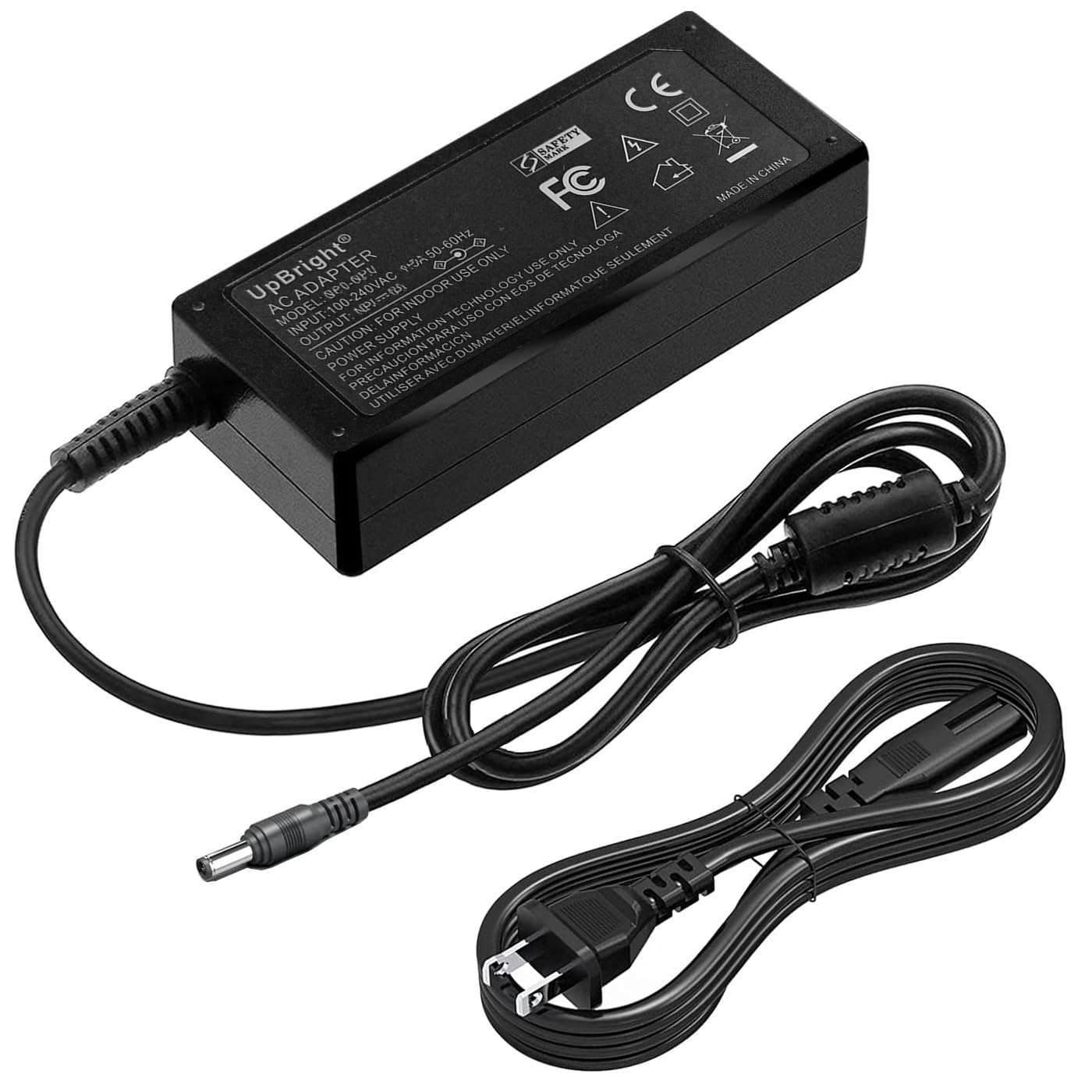 UpBright 14V AC/DC Adapter Compatible with Samsung A2514_KSM BN44-00865A A2514-KSM A2514-DPN A2514-DVD A2514-DDY A1514-DSM AD-3014B S22C S23C S24C 390 591 C24F C22F C27F S19B330 S22A350 LCD Monitor 1