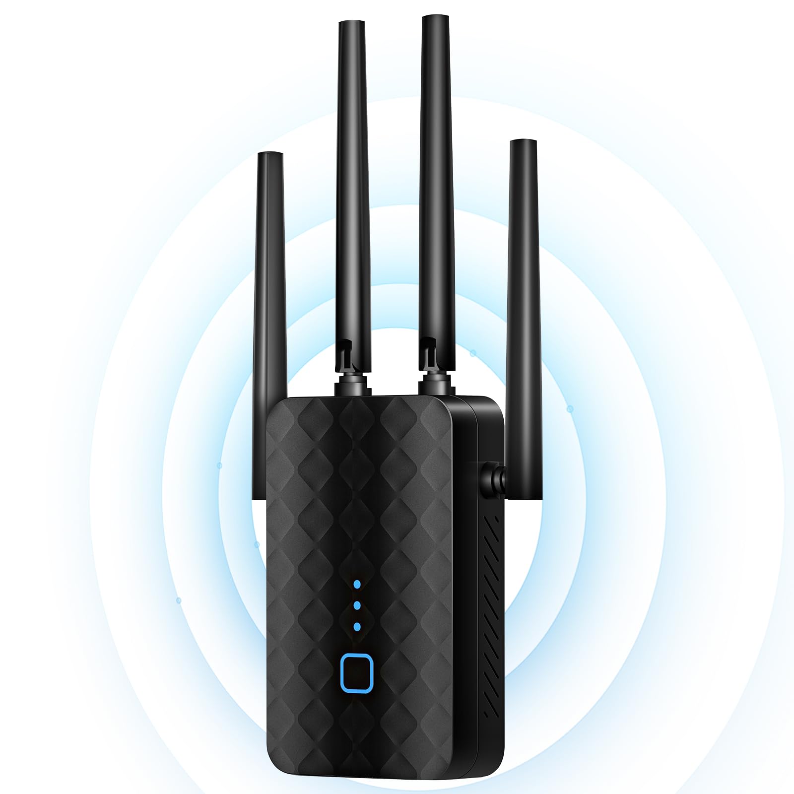 WiFi Extender Signal Booster, Dual Band 5.8GHz&2.4GHz, WiFi Booster Covers Up to 10000 Sq.ft, WiFi Repeater 1.2Gbps with Ethernet Port, One-tap Setup, Made for USA