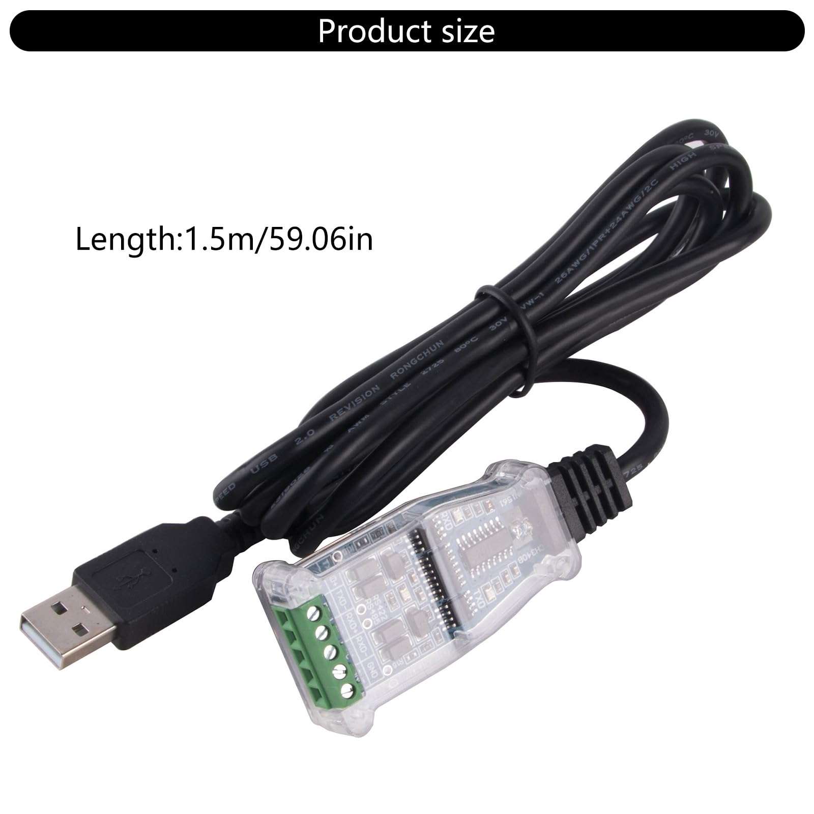 jiingekk USB To RS485 Module Converter Communication Cable For Fast Data Transfer Stable Connection 6