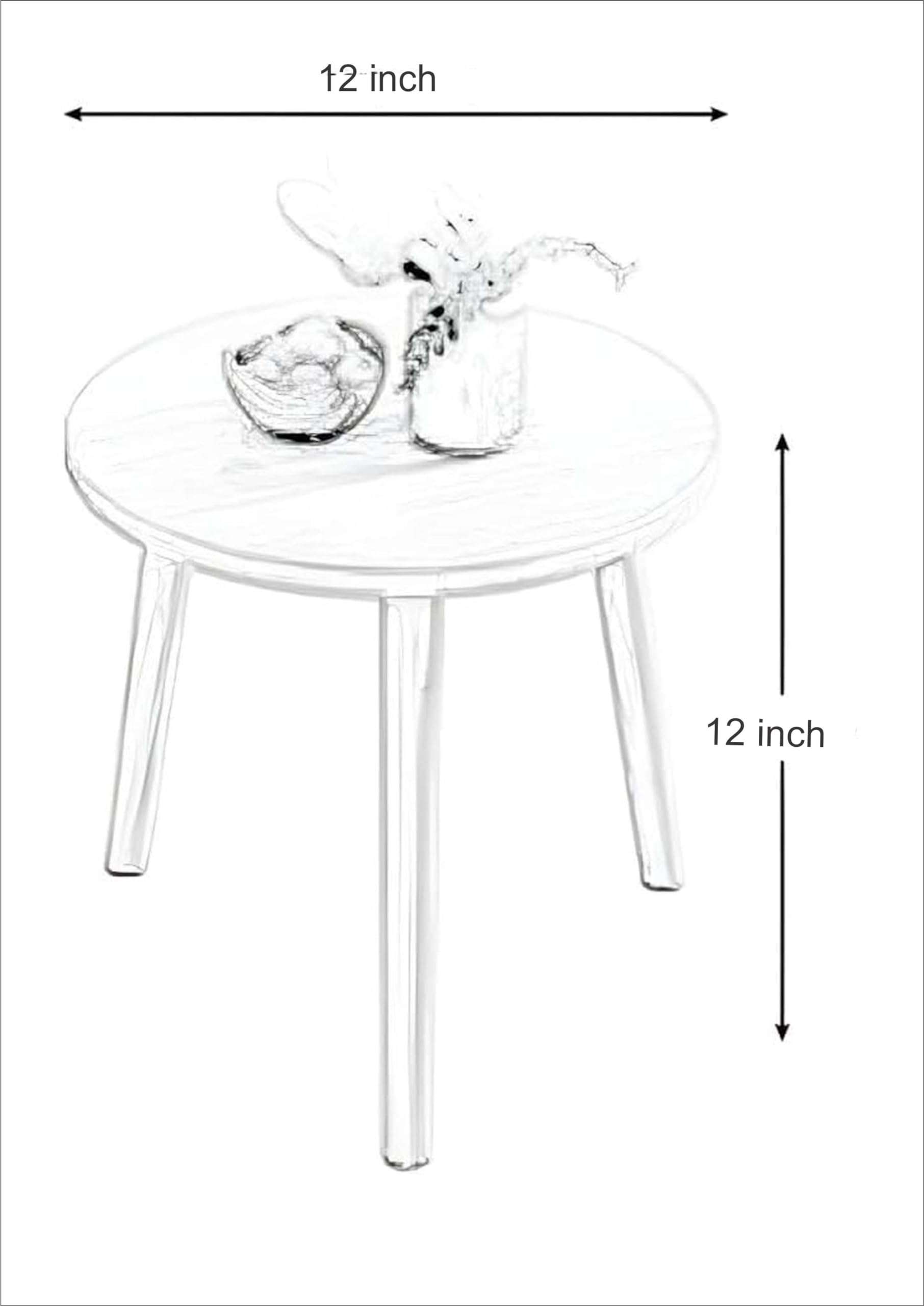 WOOYNEX WOODEN Multifunctional Plant Stand - Modern Home Decor, Wood Planter Holder for Flower Pots, For Living Room Bedroom Balcony Indoor and Outdoor - Kids Stool-(Natural) 5