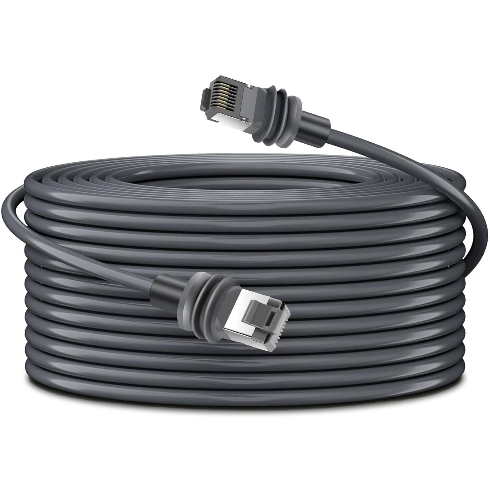 Dutevolns Starlink Gen 3 Cable 72 Ft (22 M), Satellite Replacement Standard V3 Cable, Extension Waterproof Outdoor Starlink Cable Gen 3 High-Speed, Gray. 1