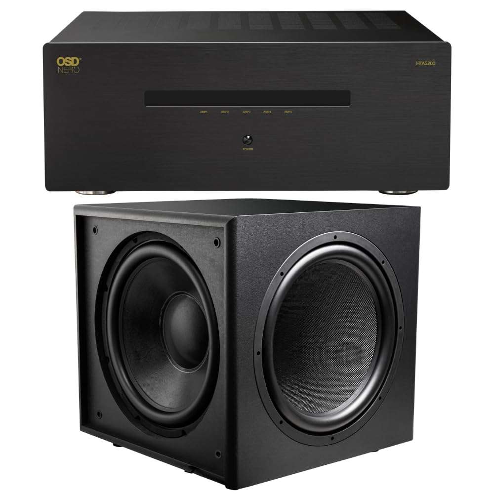 Cinematic 5.1 Surround Sound System – 5-Channel 210W/Ch Home Theater Amplifier & 15" Triple Woofer Subwoofer – Deep Bass, Dynamic Range & Movie Theater Quality Audio 1