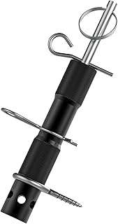 TRSAIM Perimeter Trip Alarm, Use 209 Primer Camping Trip Wire Alarm Camp Safe,Early Warning Security System Accessories for Camping and Property Safety/Bear Deterrent (Black) 1