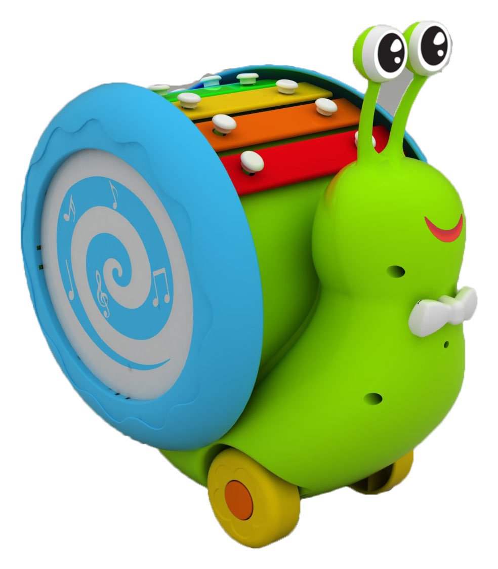 Giggles Musical Snail, Multi Color Fire Engine Toy 4