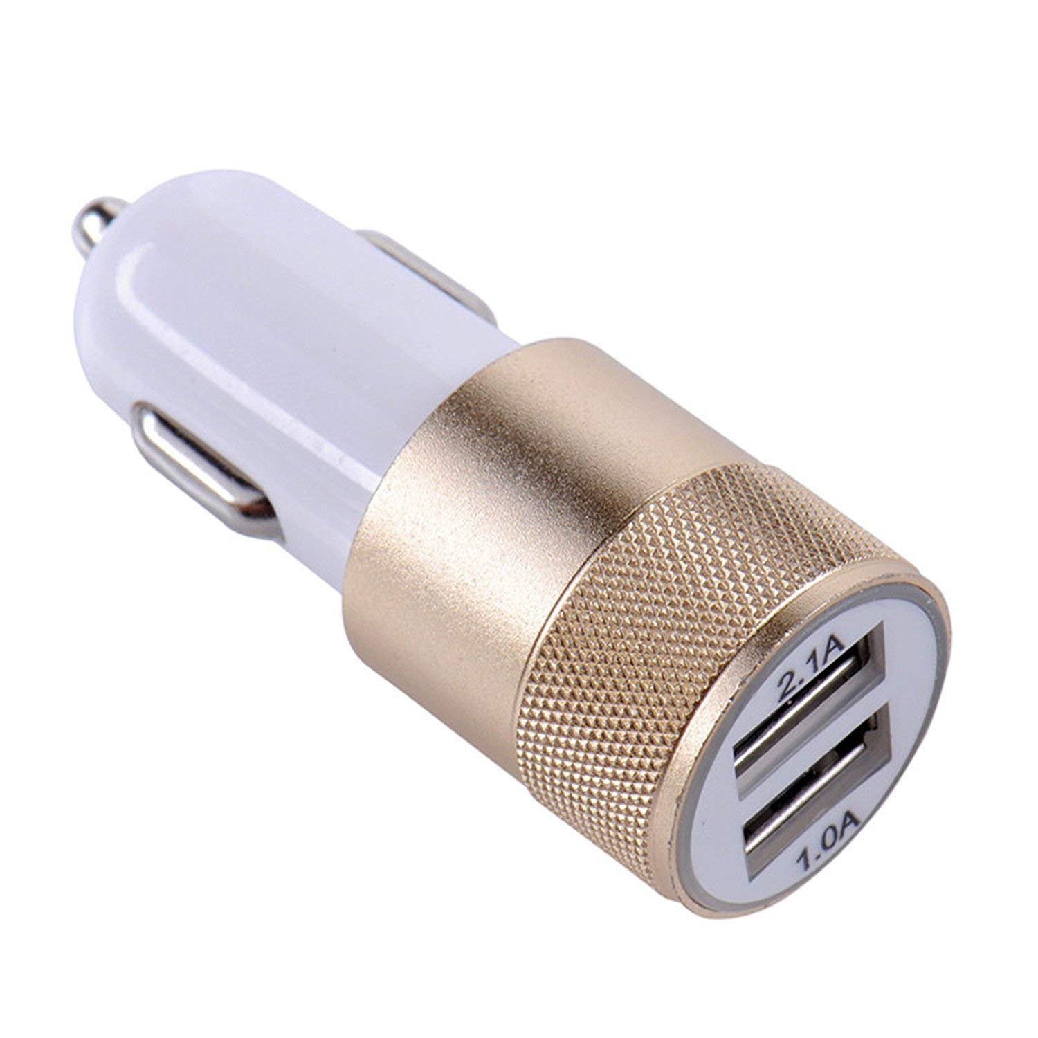 K N DIGITAL Fast Car Charger for Panasonic Eluga Switch Car Charger | High Speed Rapid Fast Turbo Metal Android & Tablets Car Mobile Charger with Micro USB Cable (Random Color 3.1 Amp,RZZ3) 3