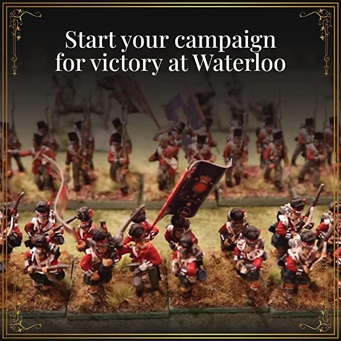 Wargames Delivered Black Powder Miniatures - American War of Independence British Army Starter Set, Revolutionary War Tabletop Toy Soldiers for Miniature Wargaming by Warlord Games 5
