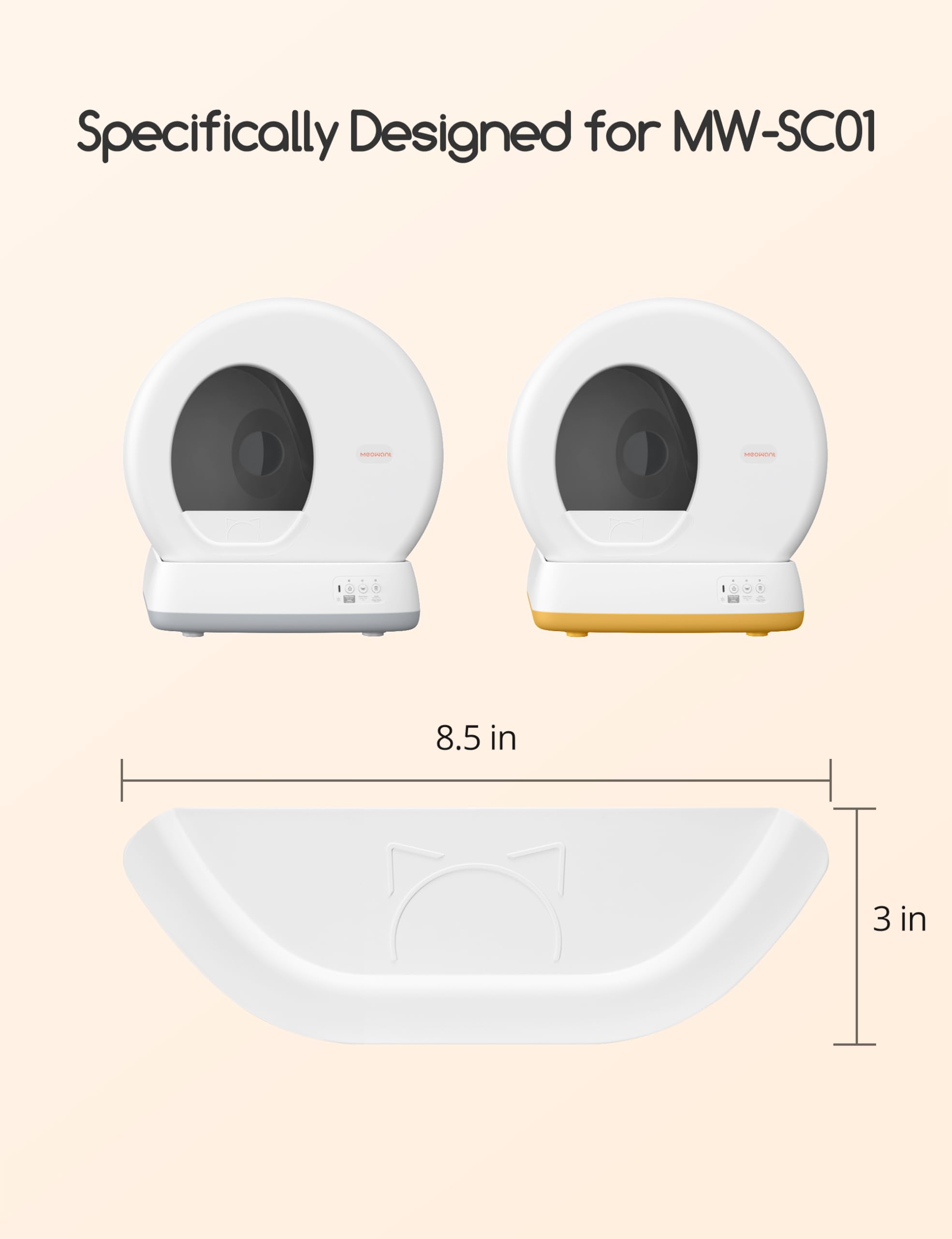 Meowant MW-SC01 Automatic Cat Llitter Box Litter Guards Accessories 5