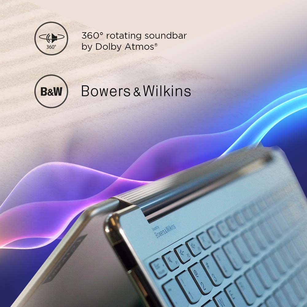 Lenovo Yoga 9 13th Gen Intel Evo i7 1360P 14"(35.56cm) 4K OLED 2-in-1 400Nits Laptop (16GB/1TB SSD/Win 11/Office 2021/Backlit KB/Pen 2.0/1Yr Warranty/Alexa/3 Month Game Pass/Oatmeal/1.4Kg) 83B1004XIN 3