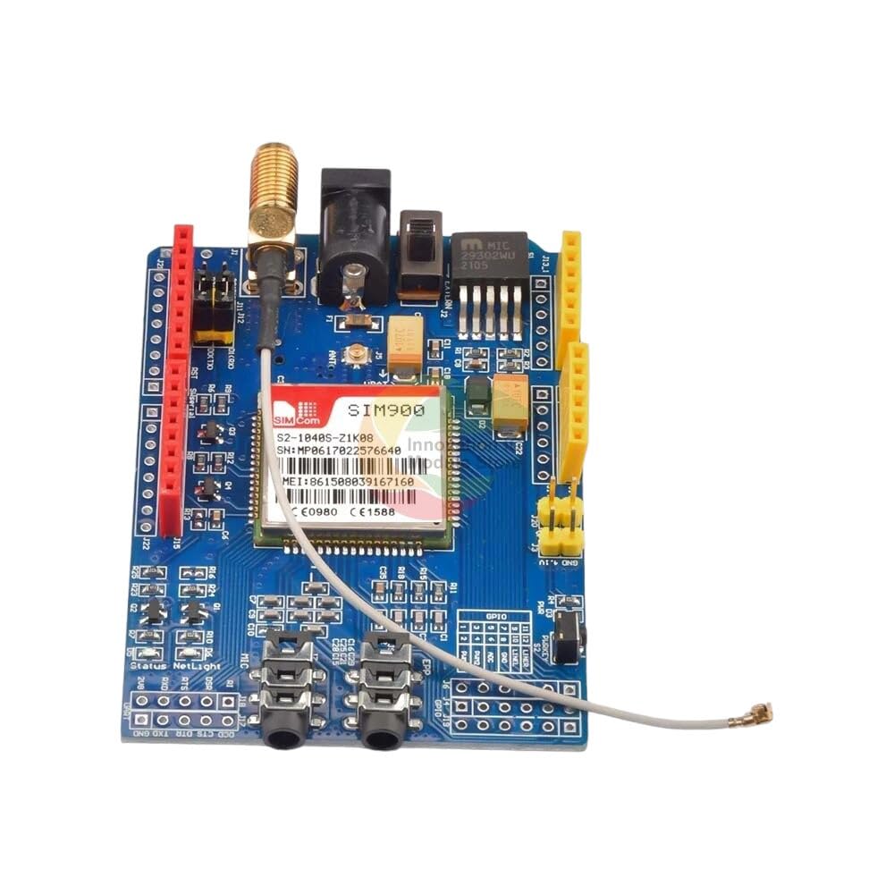 New 2024 Sim900 850/900/1800/1900Mhz Gprs GSM Module Development Board with Ipx Interface Antenna for Gpio Rtc Accessories 1