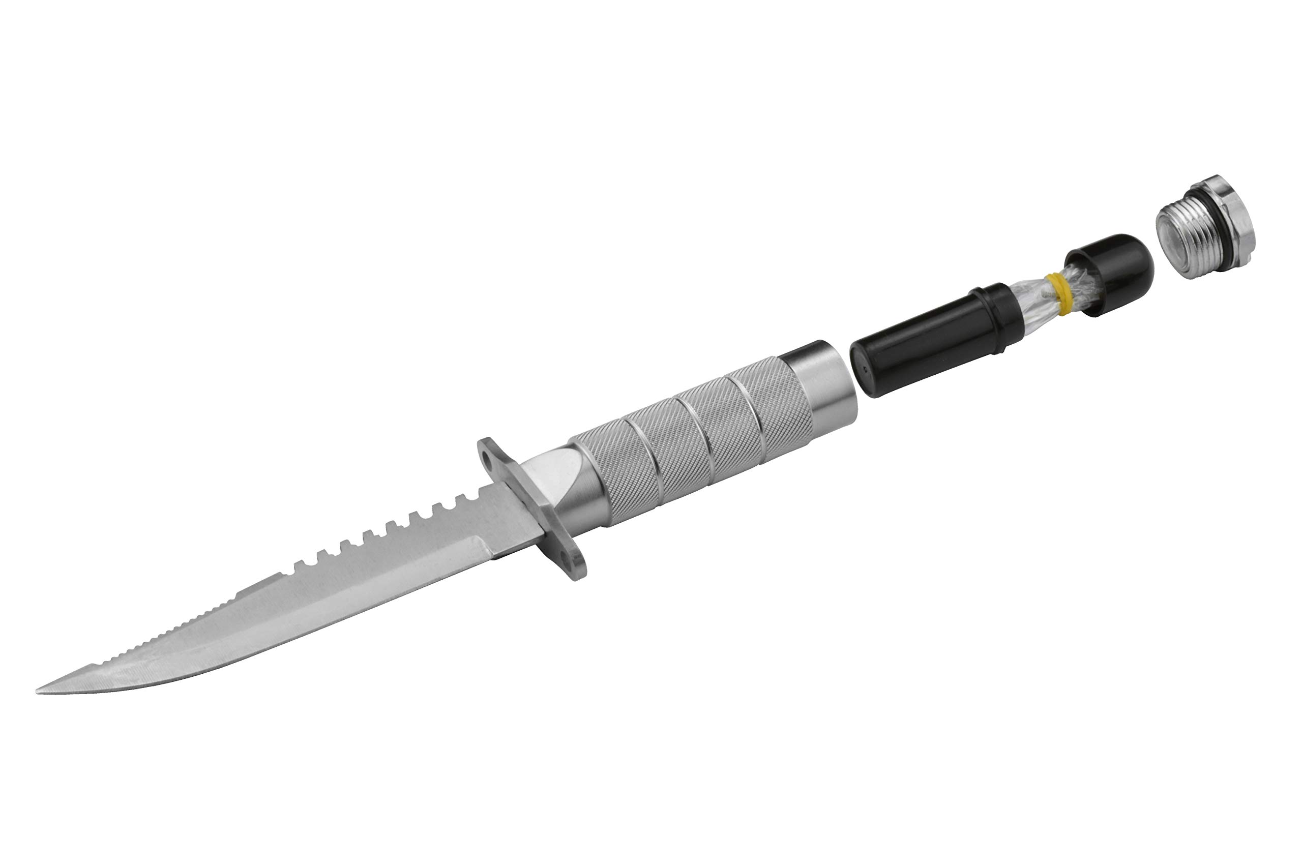 SE 8" Stainless Steel Survival Knife with Compass and Kit - Outdoor Adventure Gear - KFD1522 4