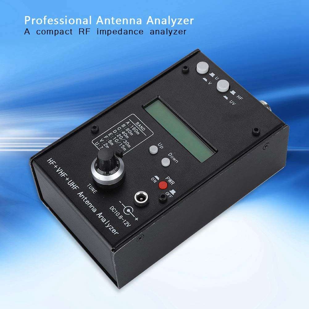 Antenna Analyzer, HF+VHF+UHF Antenna Analyzer SWR Antenna Meter Tester Impedance Analyzer 5