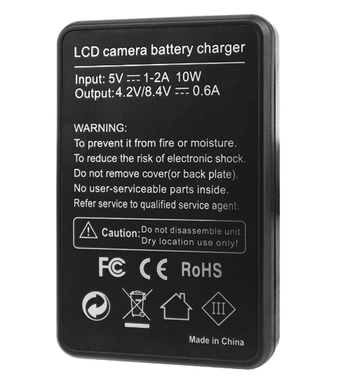 Battery Charger for Sony Cyber-Shot DSC-T200, DSC-T300, DSC-T500 Digital Camera 5