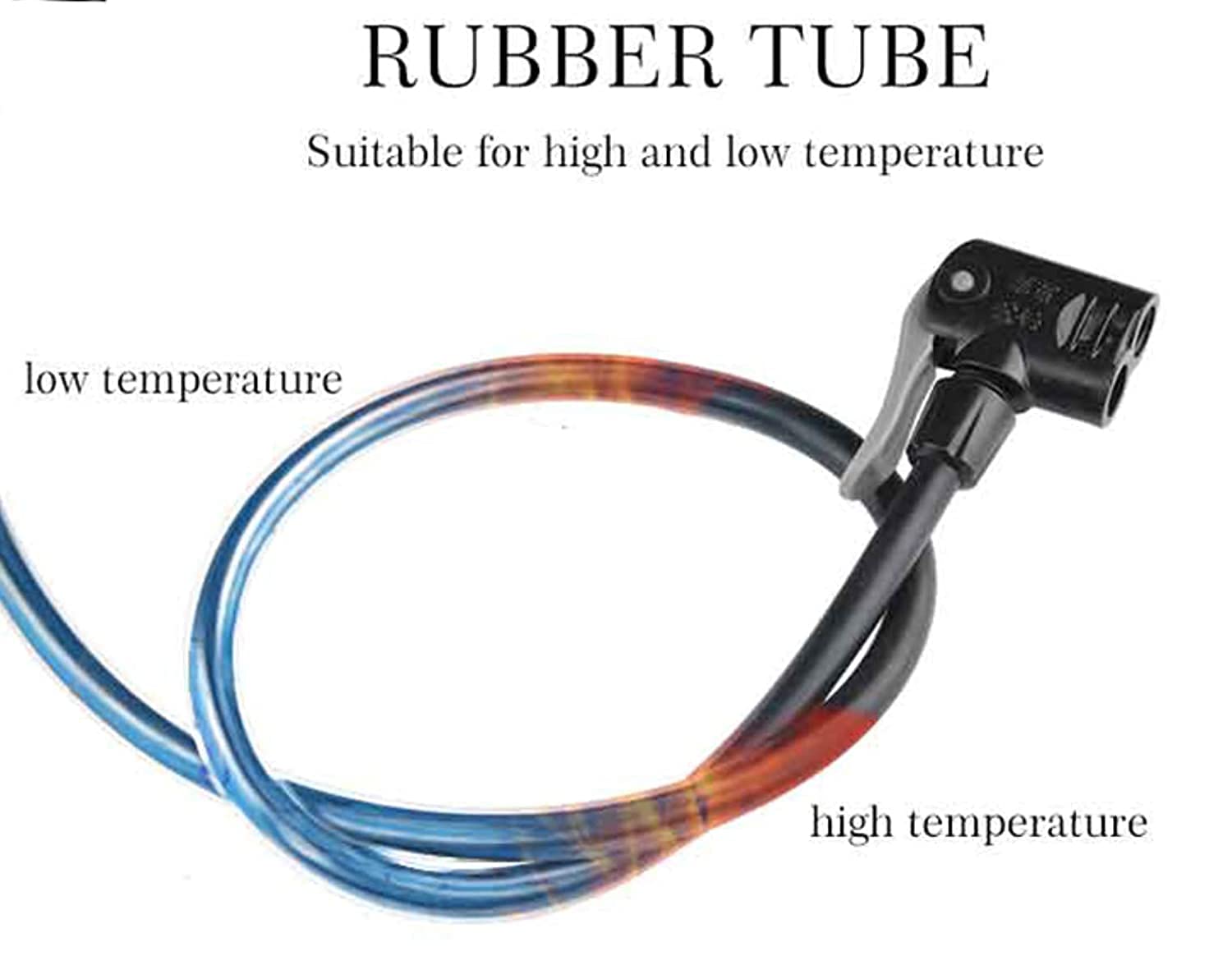 Rockbros High-Pressure Bicycle Pump | 140 PSI Air Inflator for Bikes, Cars, and More | Sturdy Steel Build | Fast Inflation - Made for India 3