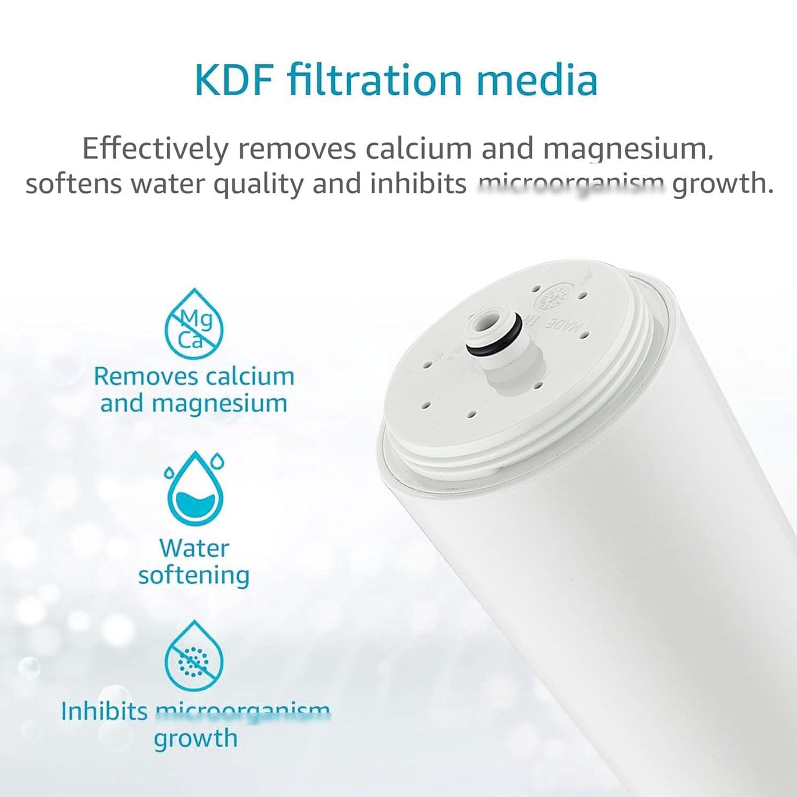 AQ-4125 Shower Filter for Aquasana® AQ 4125, AQ-4100, AQ-4100NSH, AQ-4105 Shower Water Filter System, Jonathan Product Beauty Shower Filter(2 Pack) 4