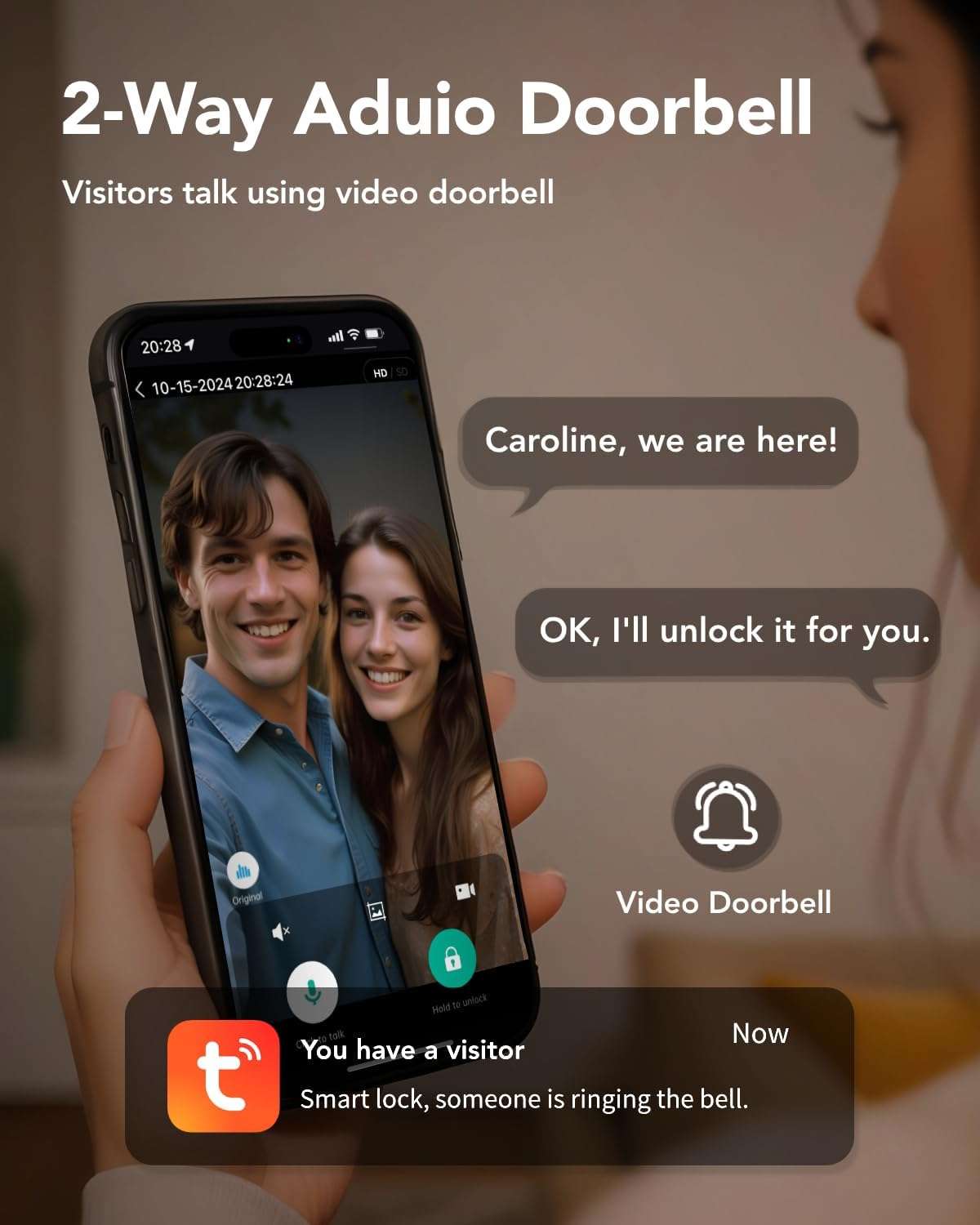 Devo G1 Video Smart Lock with Camera & Doorbell, 6-in-1 Fingerprint Keyless Entry Door Lock for Front Door, App Remote, Auto Locks, Wi-Fi Smart Deadbolt, Easy Install, Waterproof, Black 6