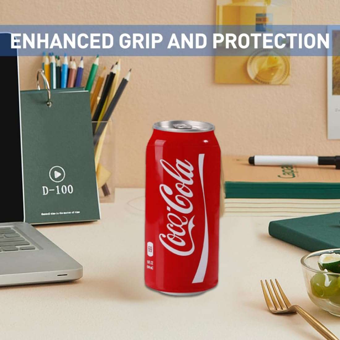 Shop Stoppers Silicone Beer Can Sleeves (Set of 3) for Hiding Drinks – Reusable, Flexible & Portable Tin Covers for Beer, Soda, Soft Drink & Other Drink Cans - 3 Pcs Fake Soda Can Cover fit for 500ML 6