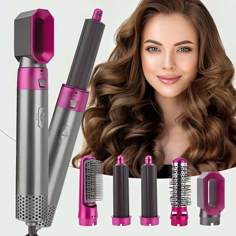 Drumstone ( LIMITED STOCK WITH 15 YEARS WARRANTY ) 5 IN 1 Hair Styler Dryer Comb and Styling Tool for Curly Hair, Straightening, Manual Curling, Drying, Combing 1